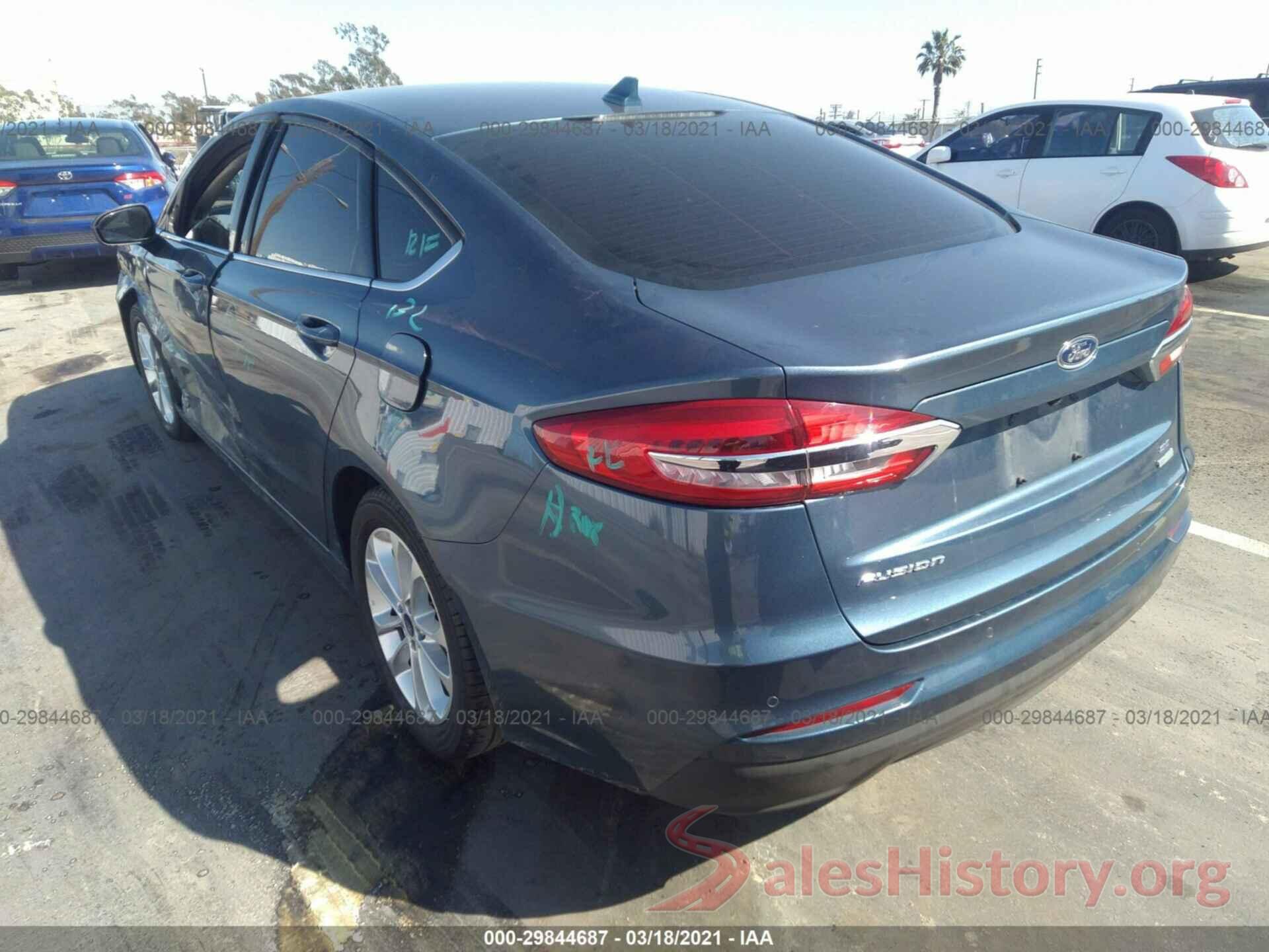 3FA6P0HD2KR153274 2019 FORD FUSION