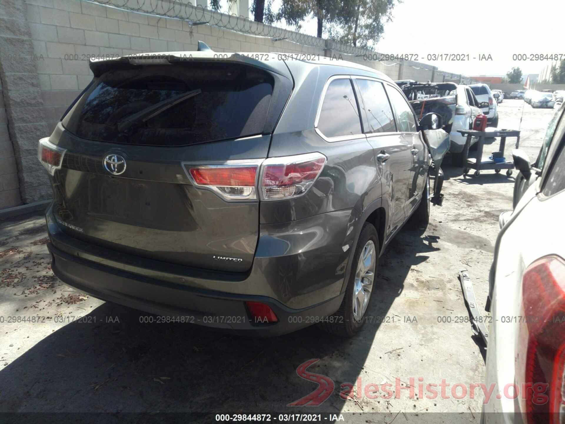 5TDYKRFH8GS165039 2016 TOYOTA HIGHLANDER