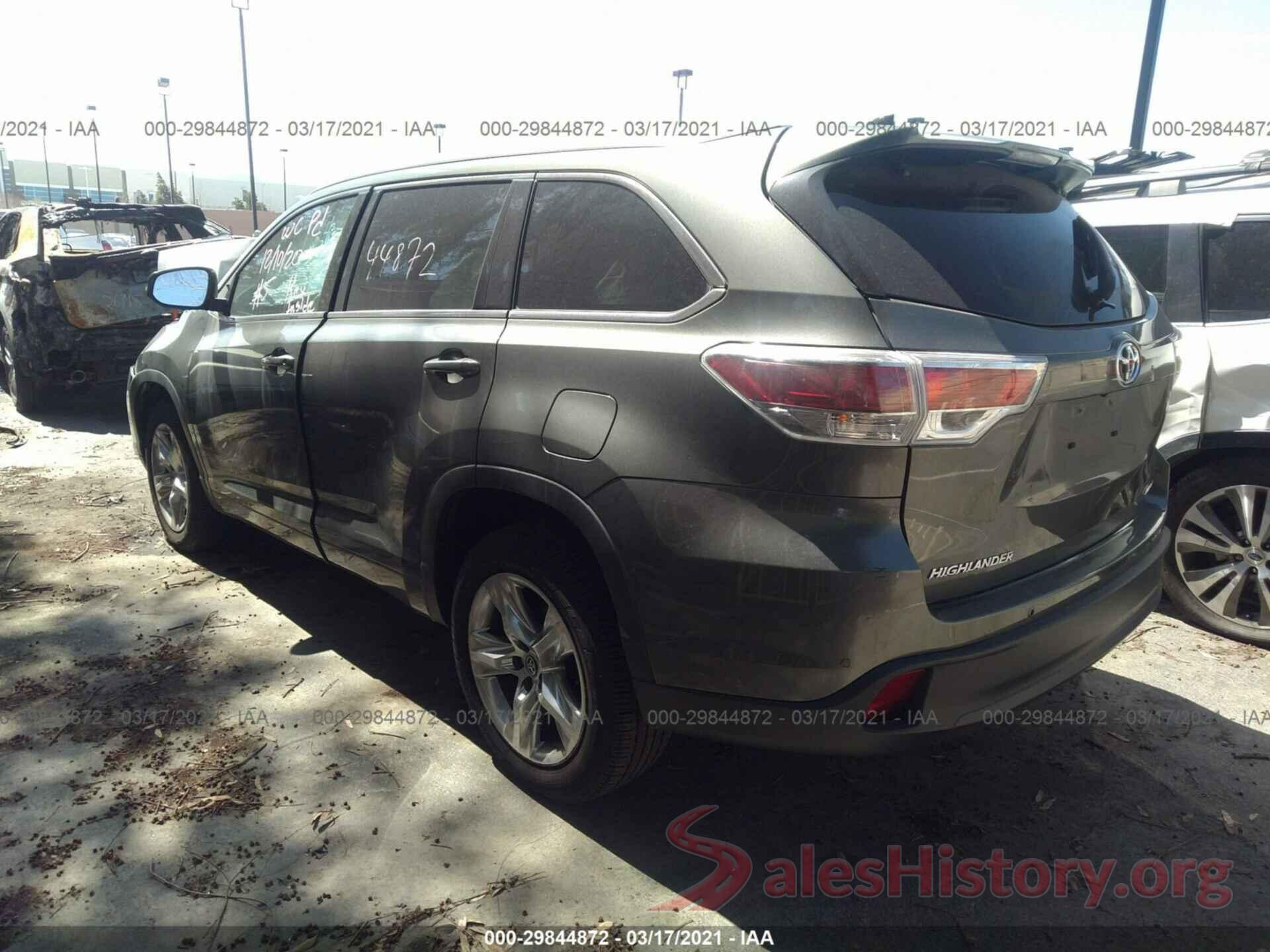 5TDYKRFH8GS165039 2016 TOYOTA HIGHLANDER