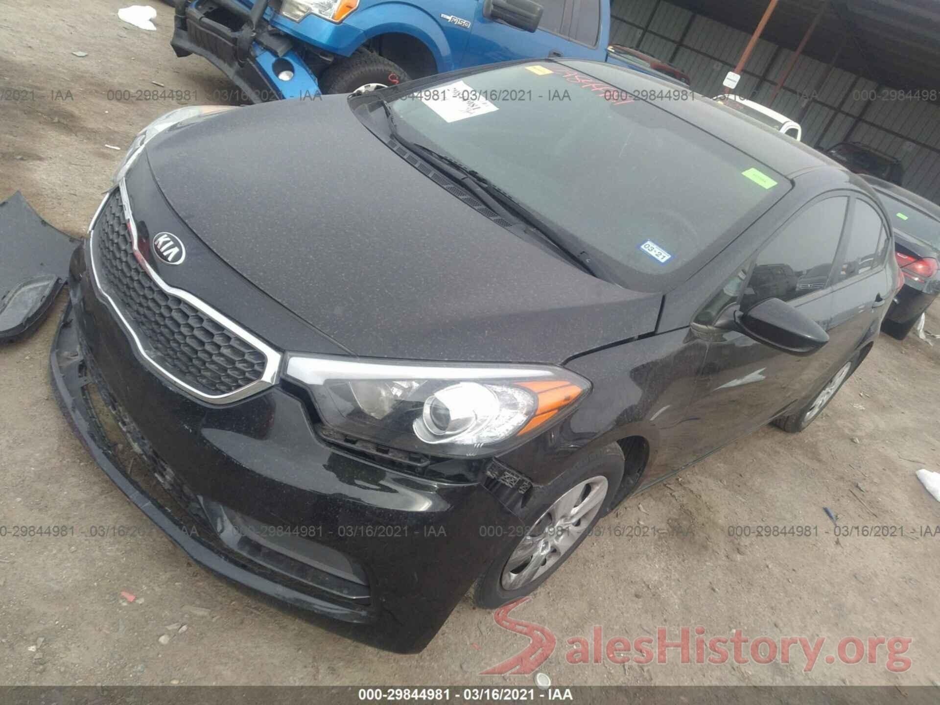 KNAFK4A66G5523273 2016 KIA FORTE