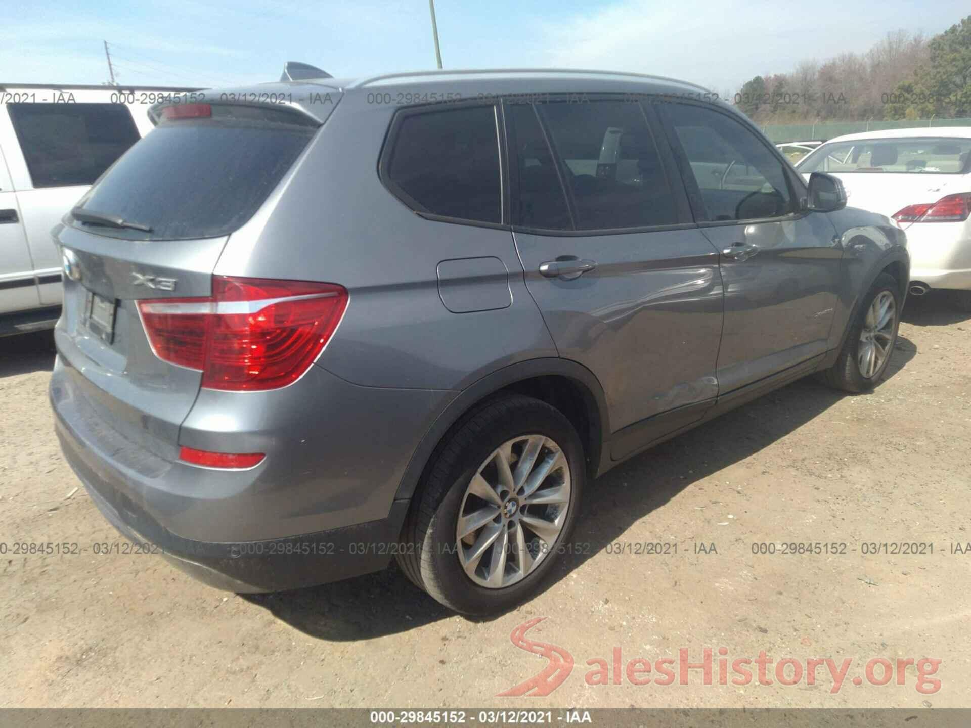 5UXWX9C53G0D71490 2016 BMW X3