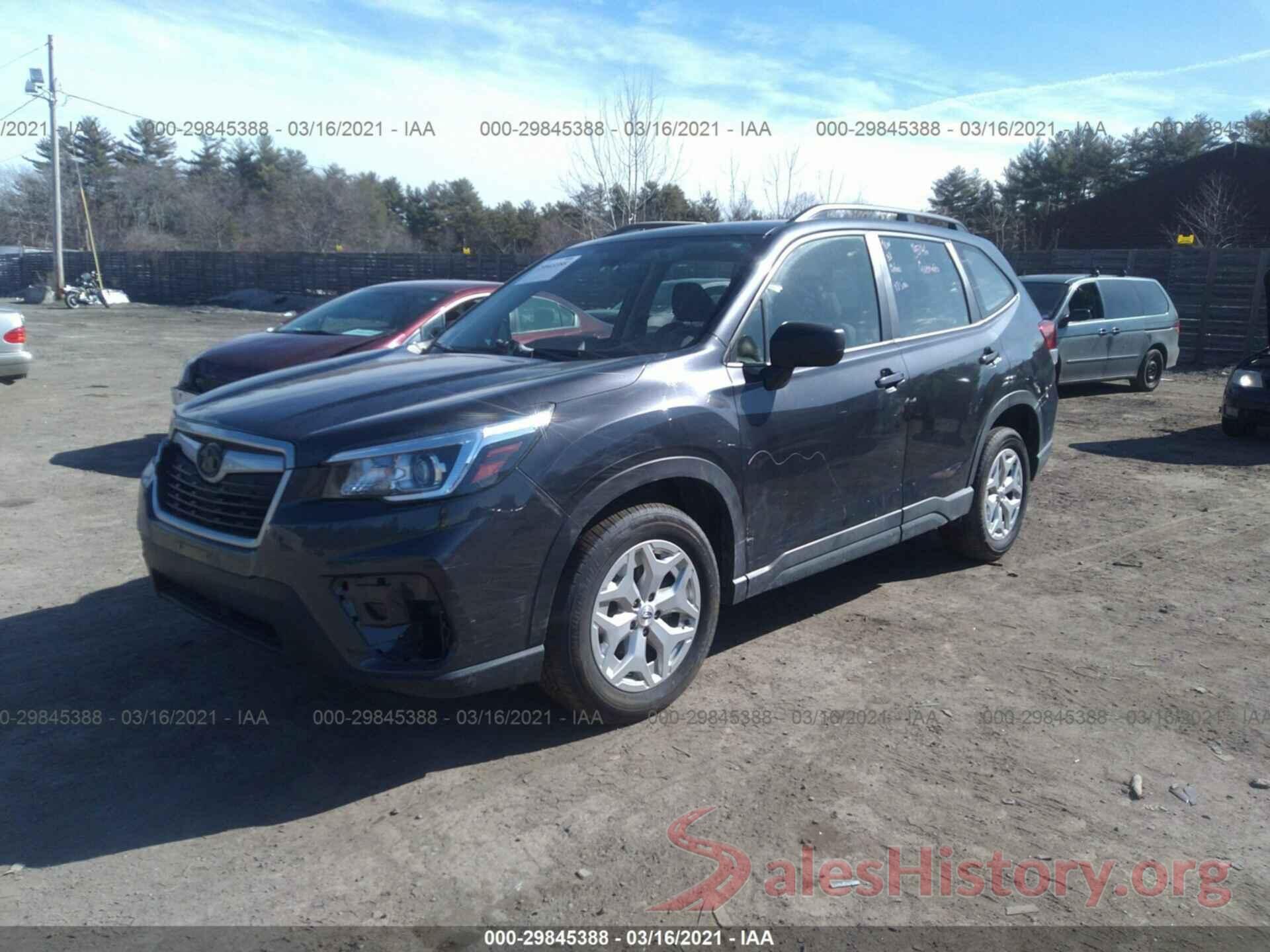 JF2SKACC4KH474165 2019 SUBARU FORESTER