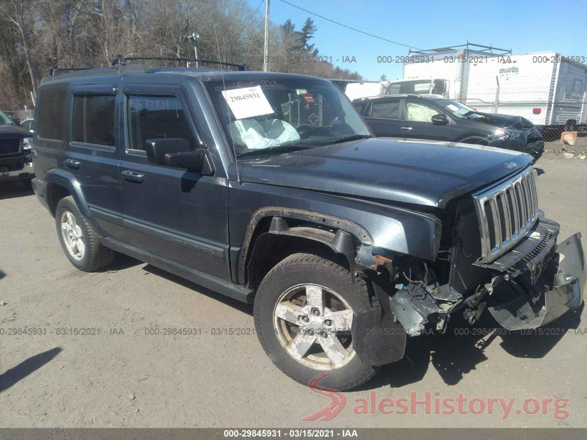 WP0AA2A80KS260990 2008 JEEP COMMANDER