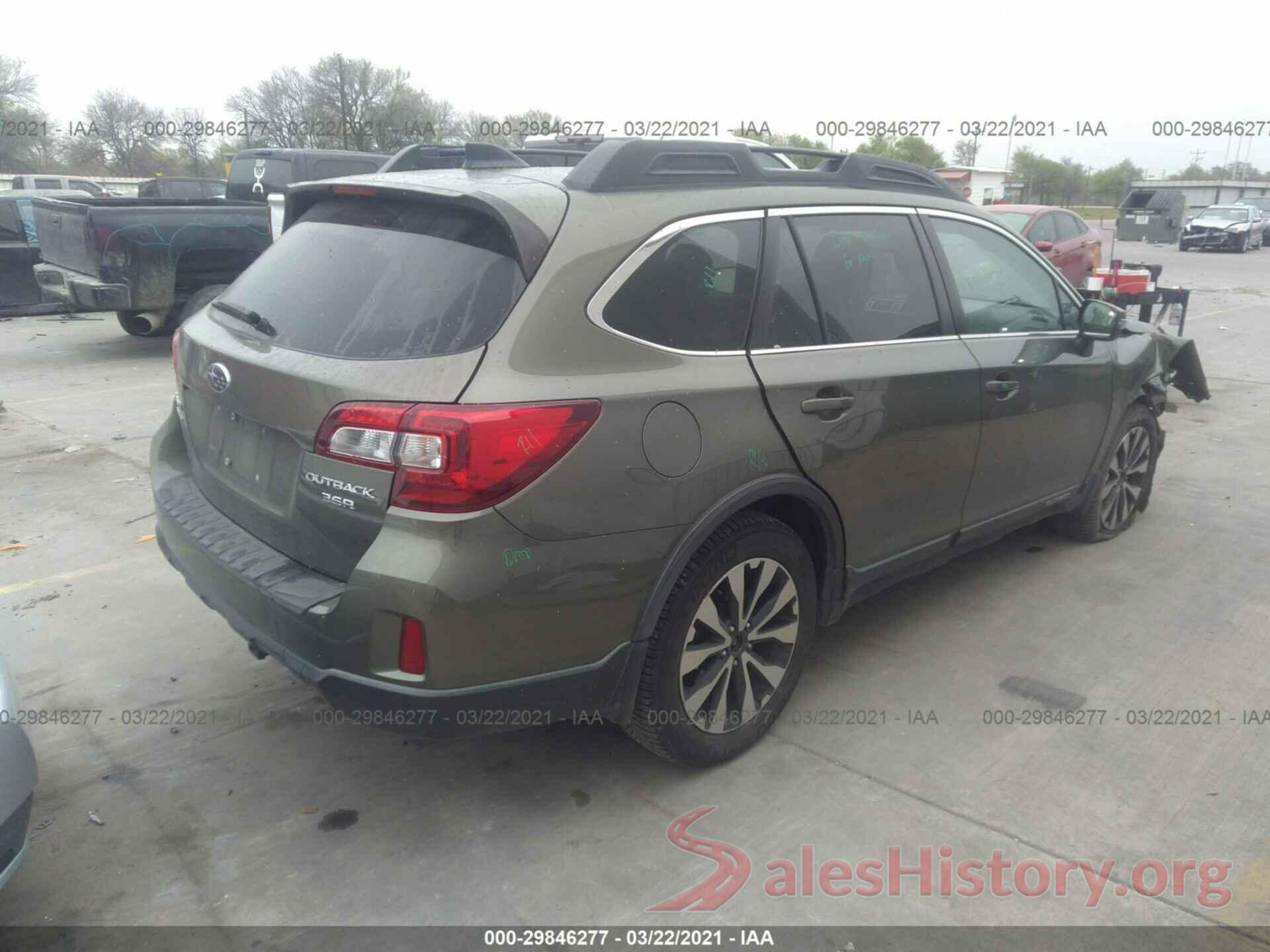 4S4BSENC5G3346164 2016 SUBARU OUTBACK