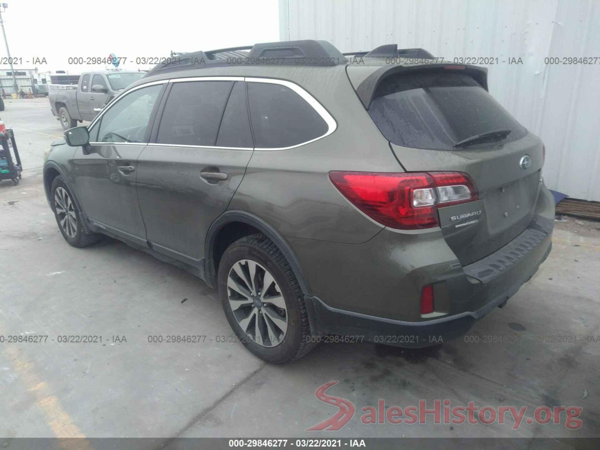 4S4BSENC5G3346164 2016 SUBARU OUTBACK