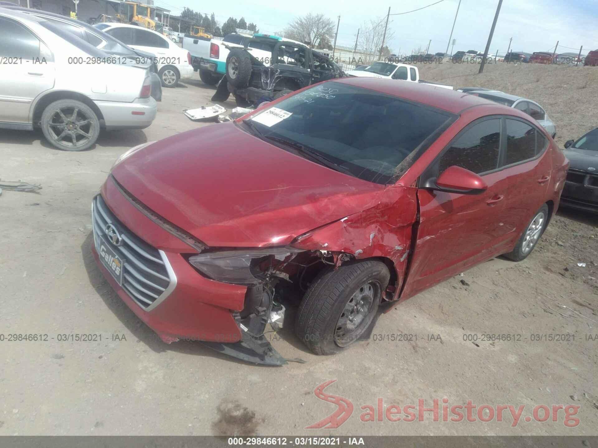 5NPD74LF7HH092436 2017 HYUNDAI ELANTRA