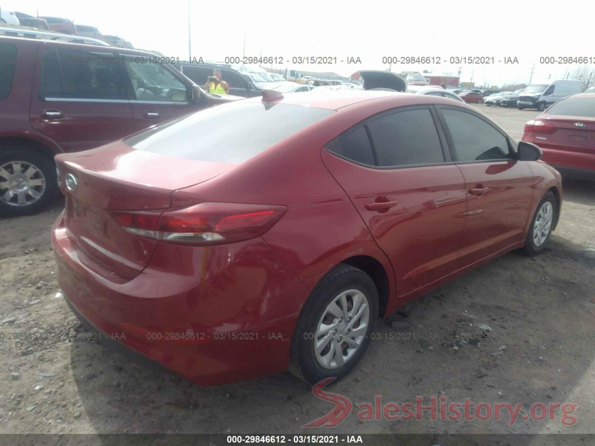 5NPD74LF7HH092436 2017 HYUNDAI ELANTRA