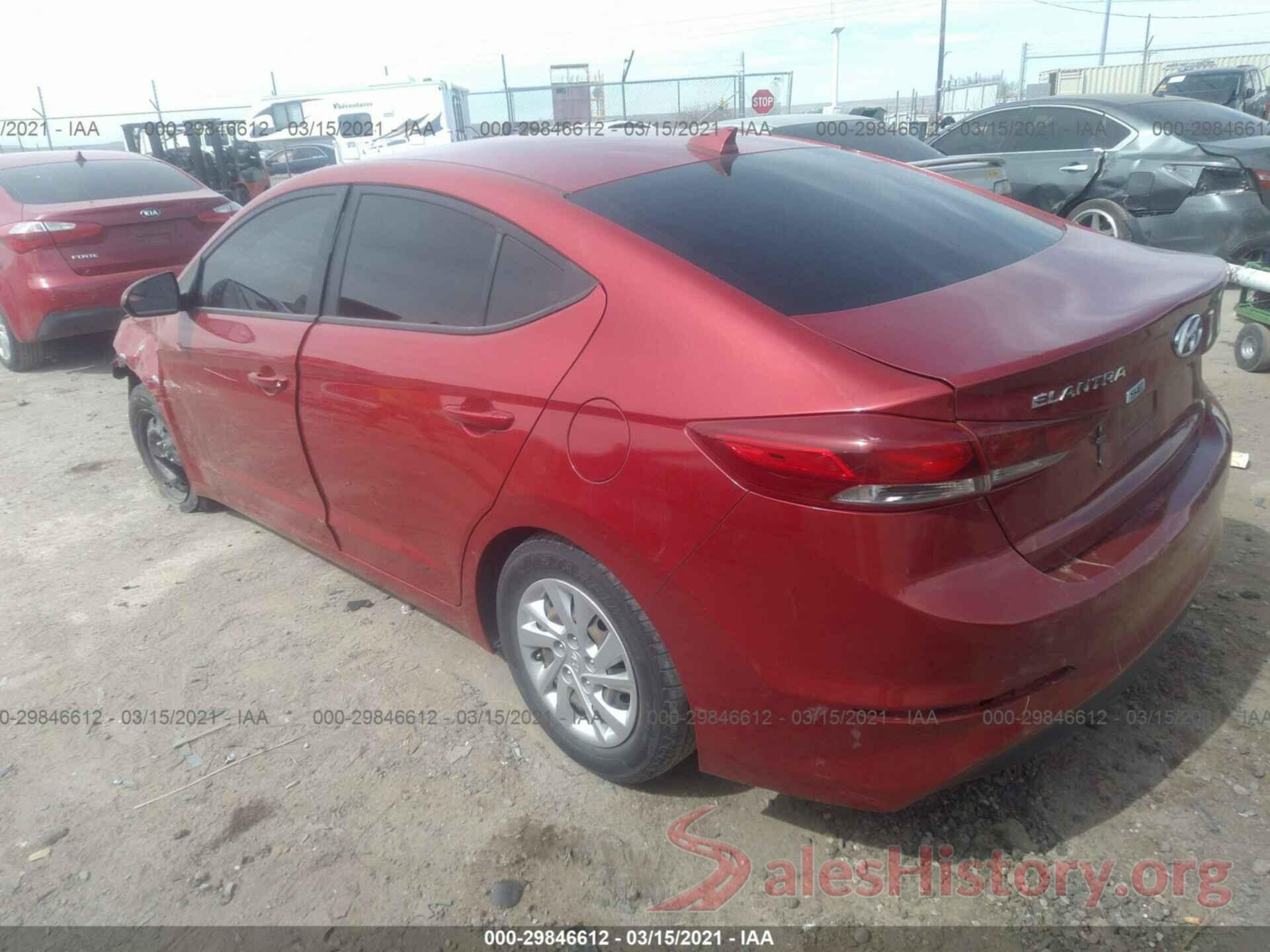 5NPD74LF7HH092436 2017 HYUNDAI ELANTRA