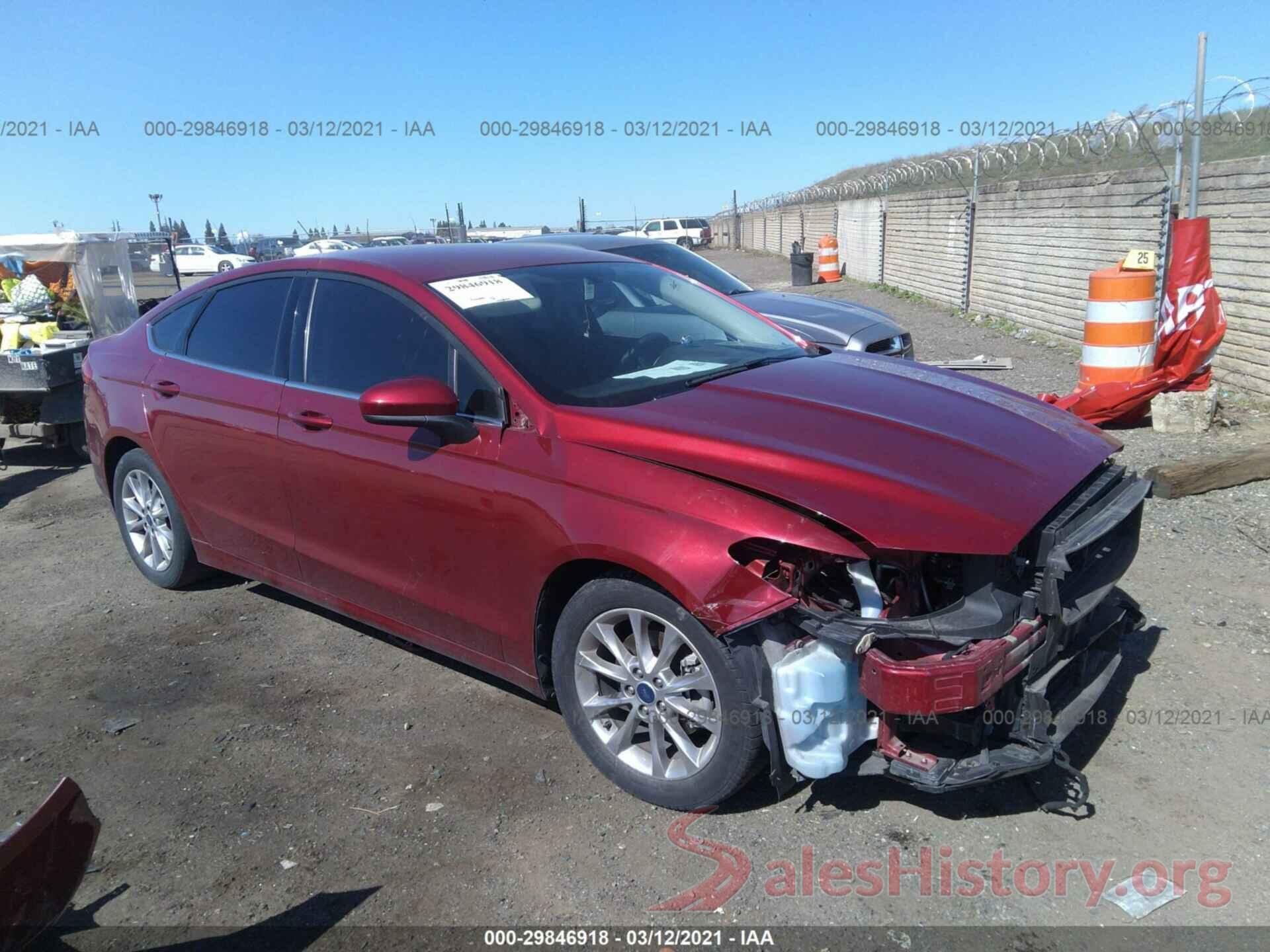 3FA6P0HD0HR277522 2017 FORD FUSION