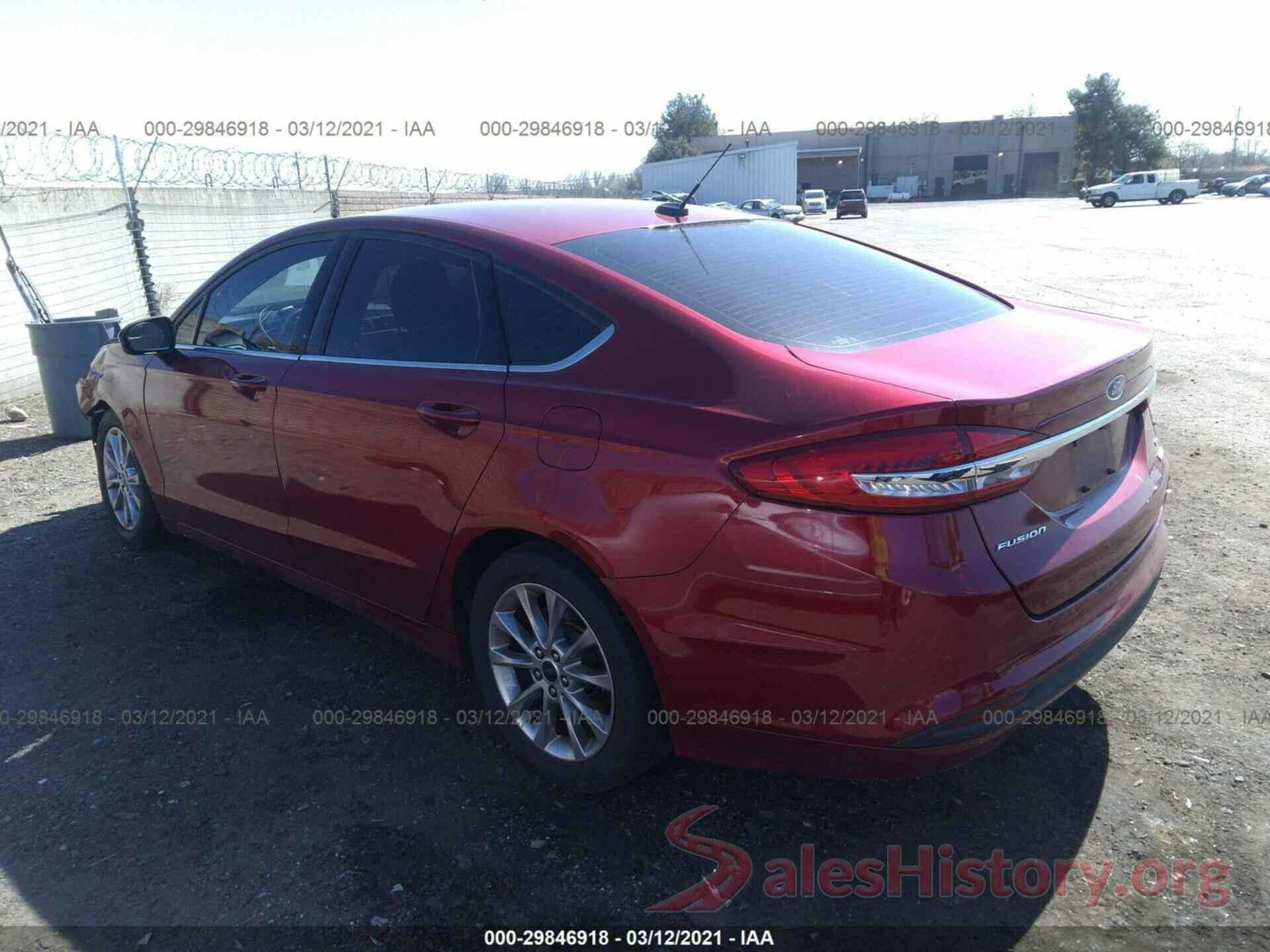 3FA6P0HD0HR277522 2017 FORD FUSION