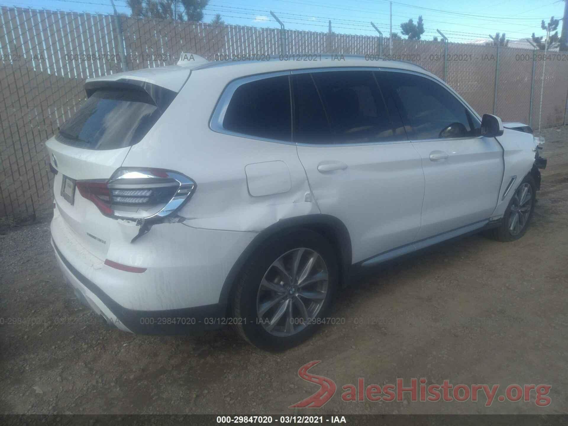 5UXTR7C59KLE94249 2019 BMW X3