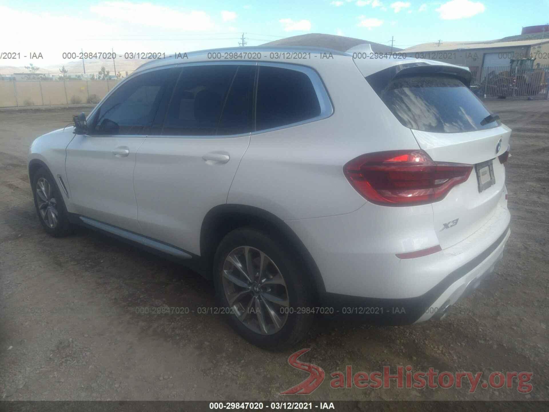 5UXTR7C59KLE94249 2019 BMW X3