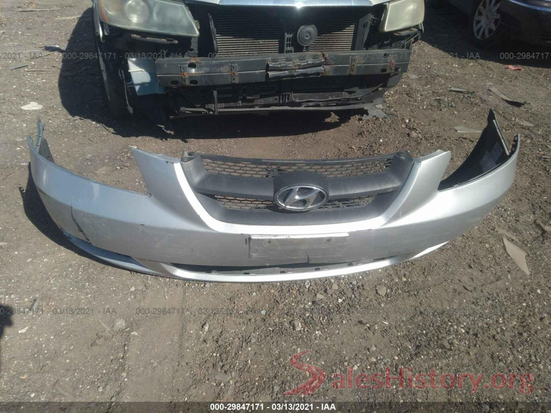 2T3H1RFV5LC039370 2008 HYUNDAI SONATA