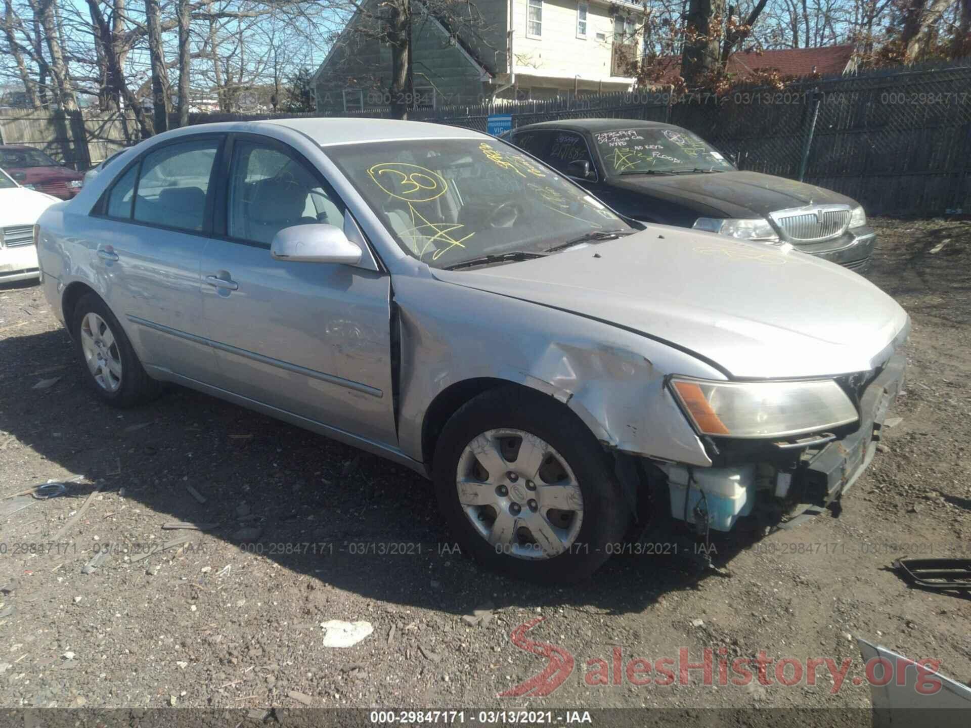 2T3H1RFV5LC039370 2008 HYUNDAI SONATA