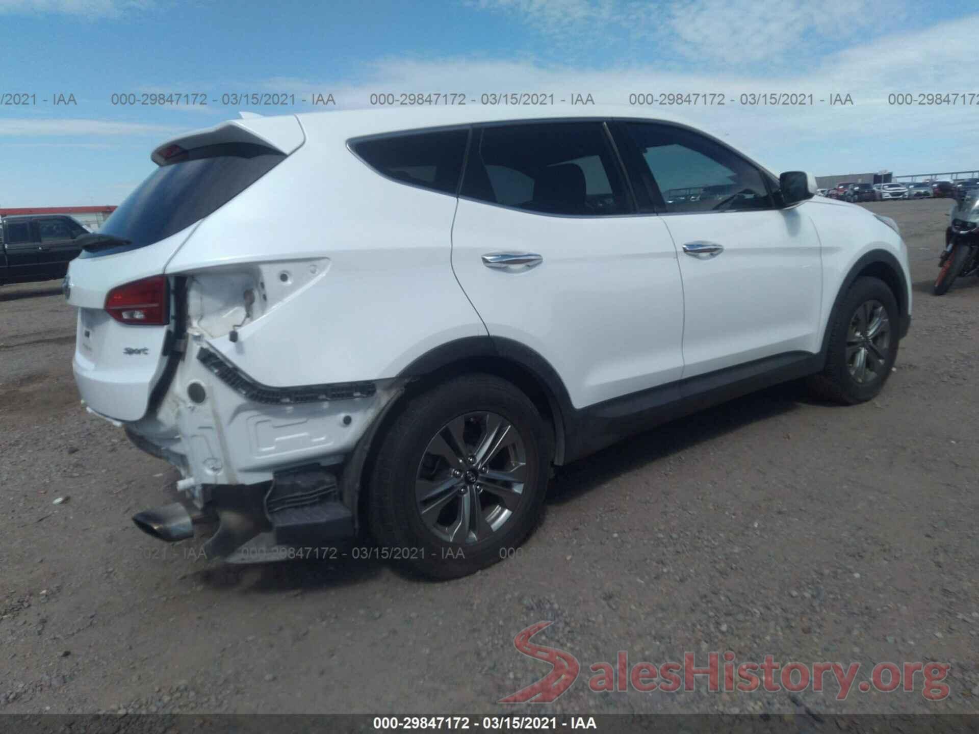 5XYZT3LB3GG322908 2016 HYUNDAI SANTA FE SPORT