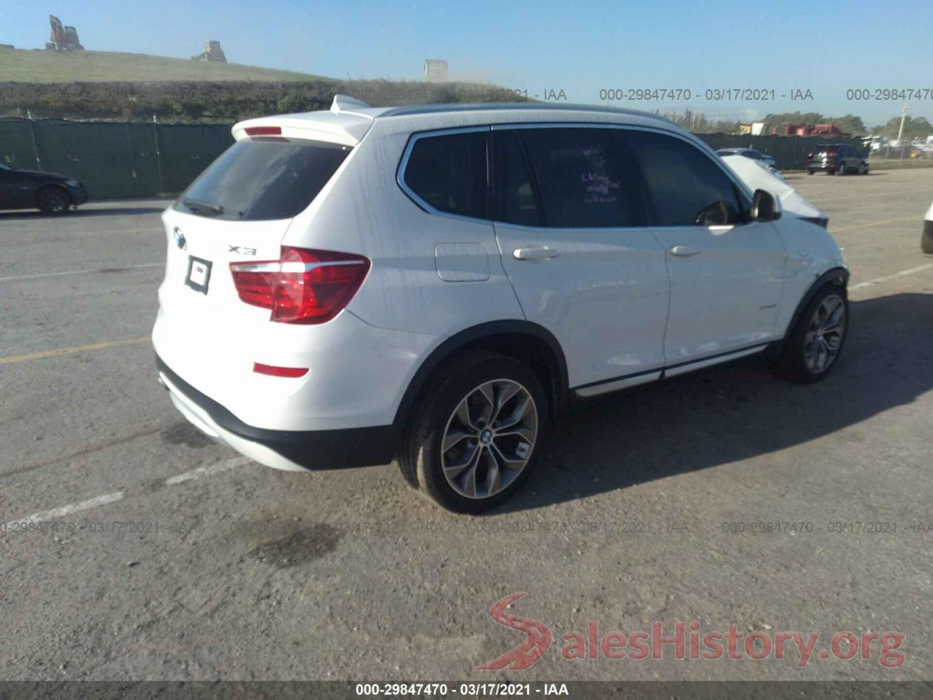 5UXWZ7C32H0V88427 2017 BMW X3