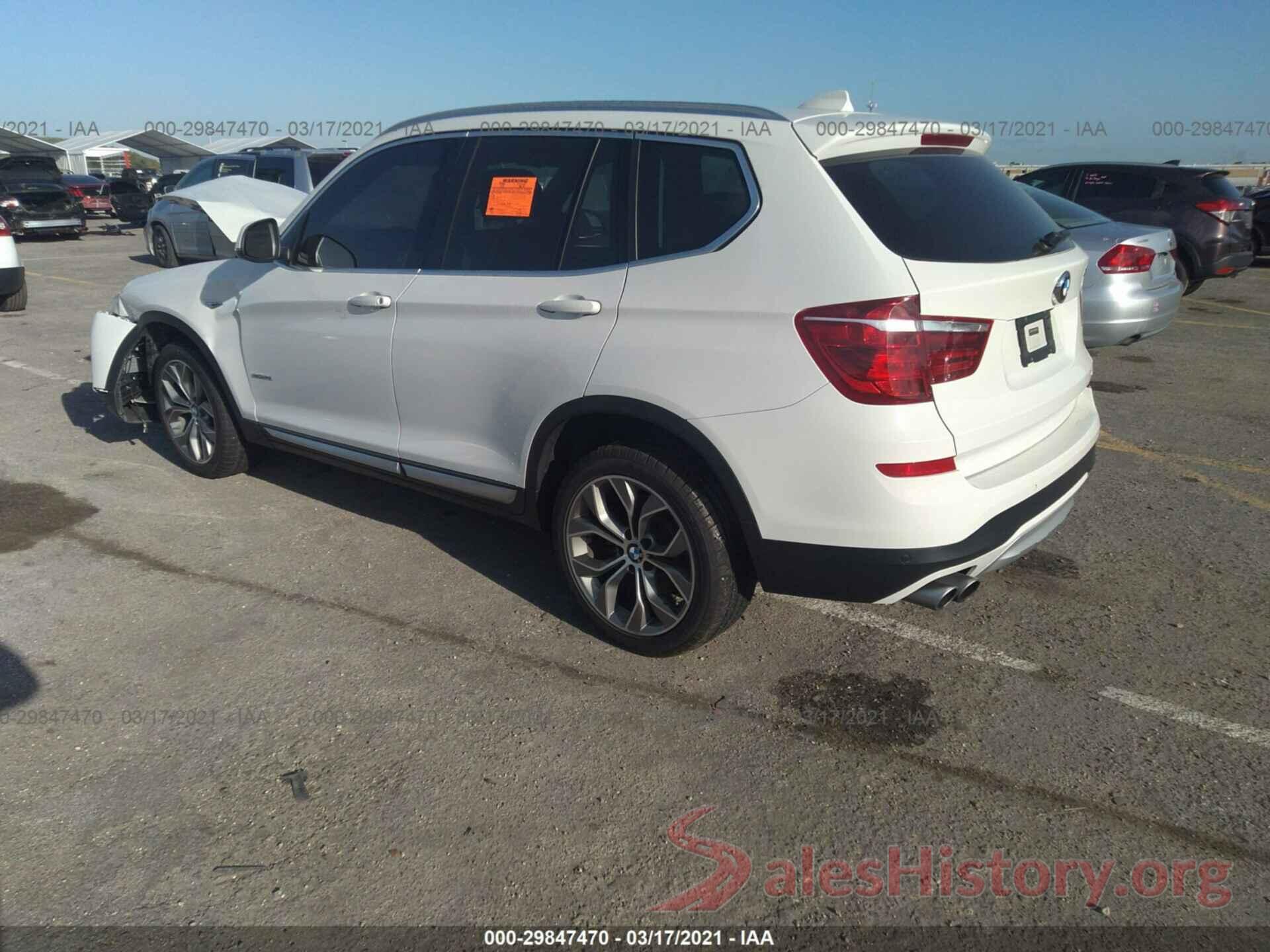 5UXWZ7C32H0V88427 2017 BMW X3