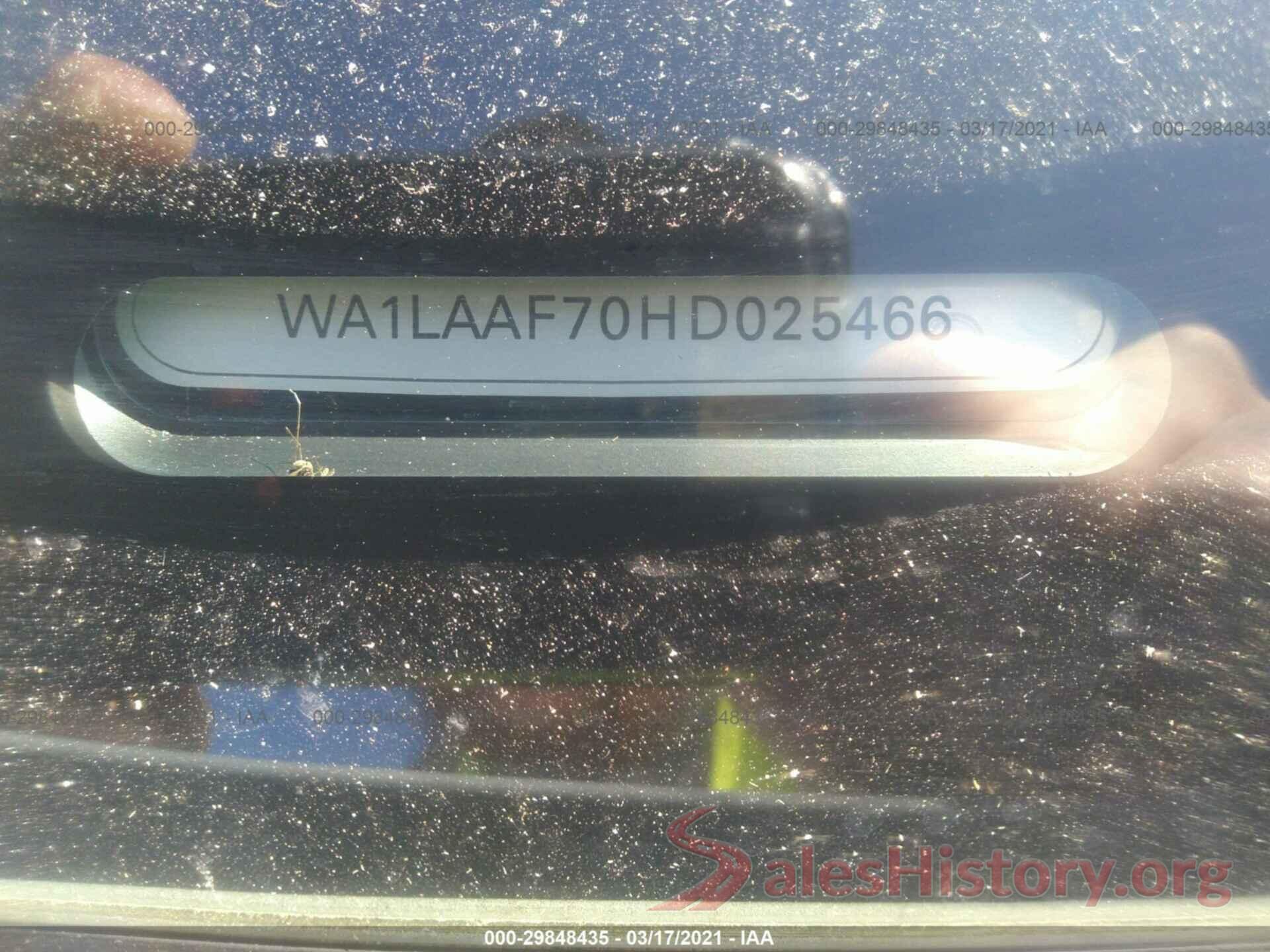 WA1LAAF70HD025466 2017 AUDI Q7