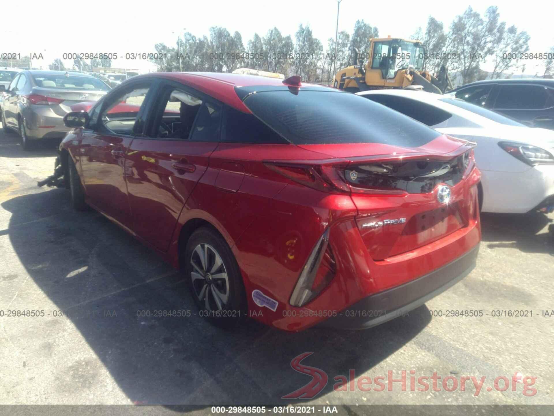 JTDKARFP5J3102182 2018 TOYOTA PRIUS PRIME