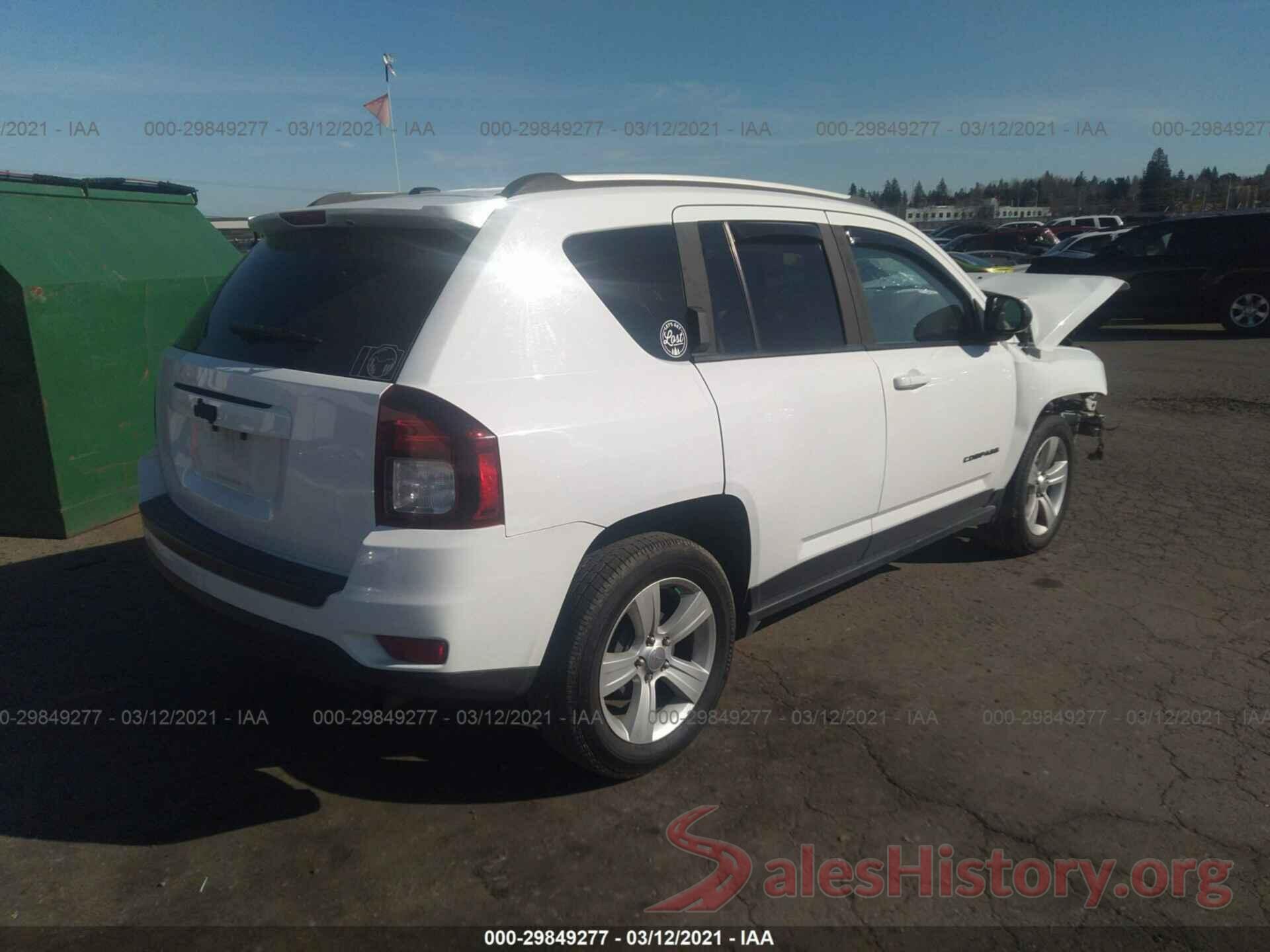 1C4NJCBA9GD666688 2016 JEEP COMPASS