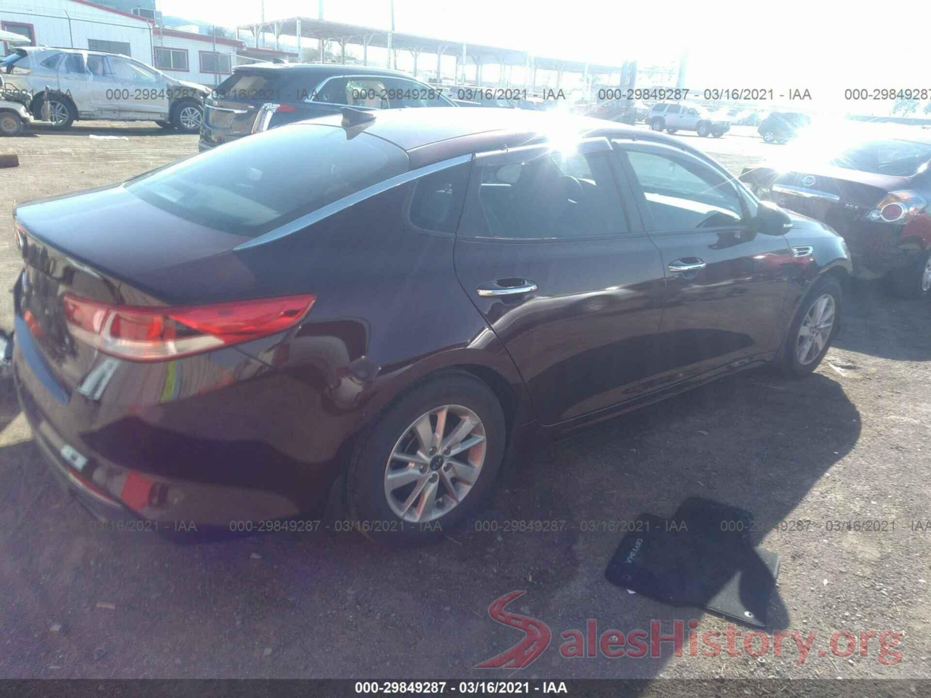 5XXGT4L3XGG053428 2016 KIA OPTIMA