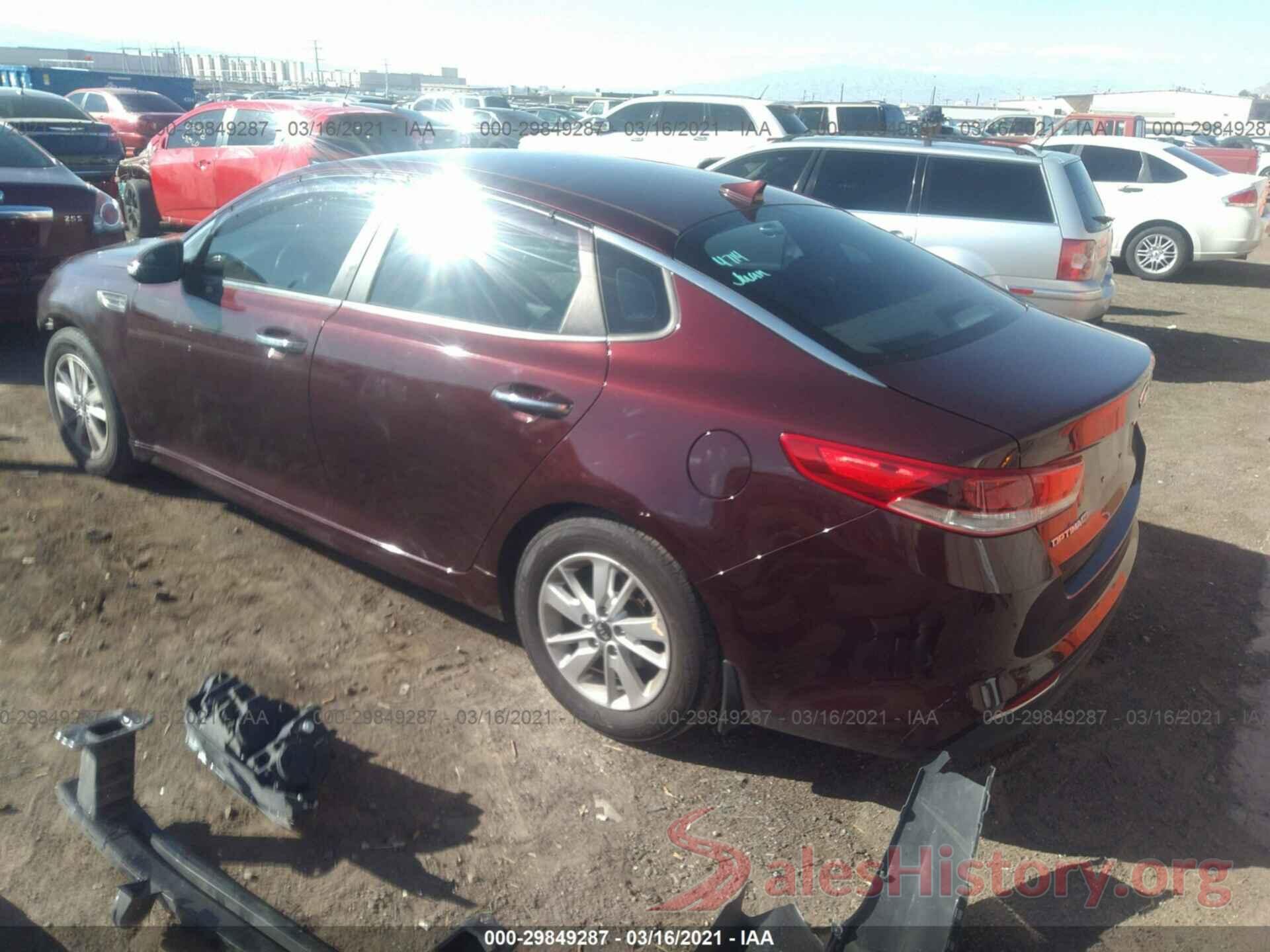 5XXGT4L3XGG053428 2016 KIA OPTIMA