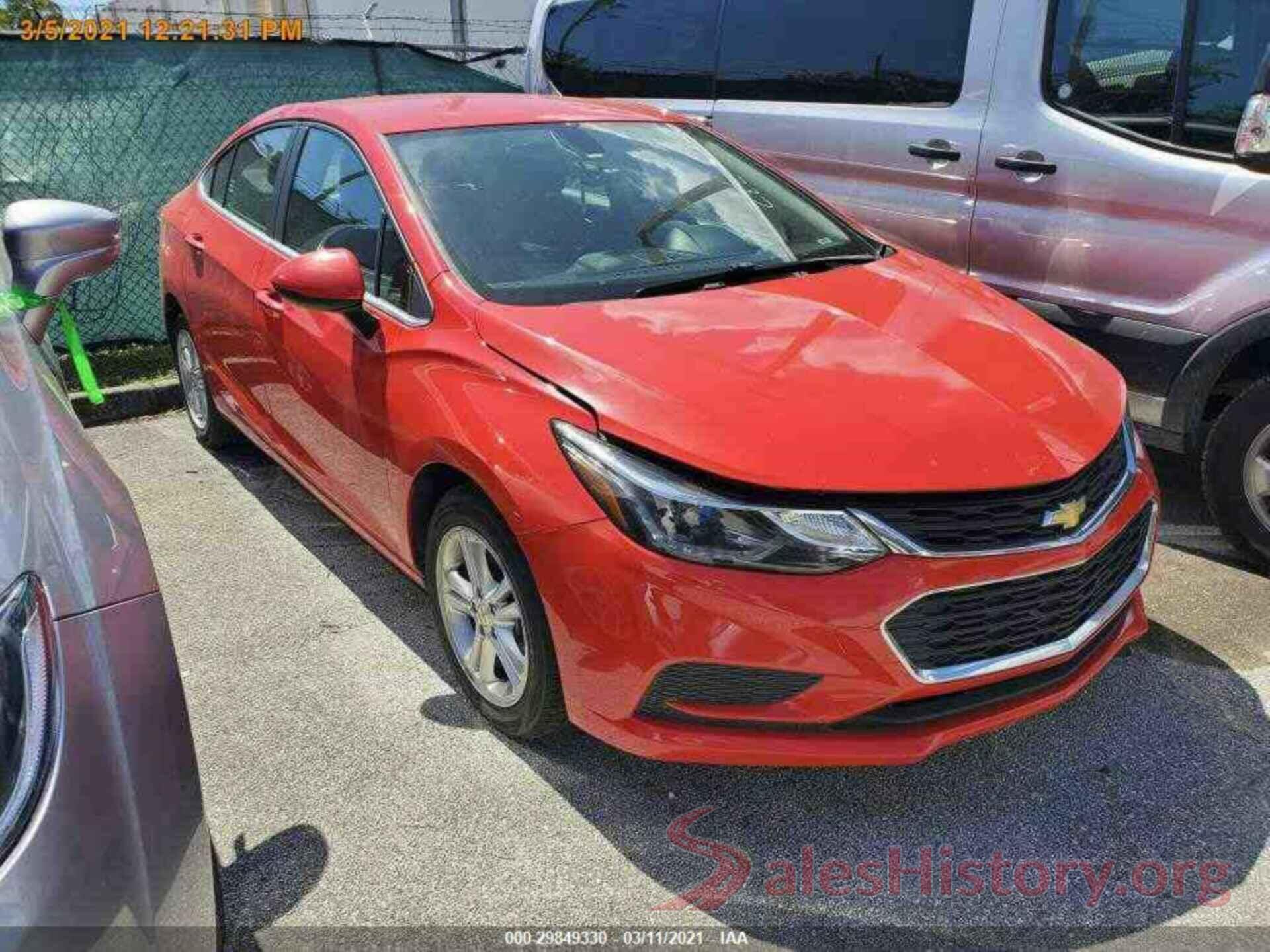 1G1BE5SM2J7169705 2018 CHEVROLET CRUZE