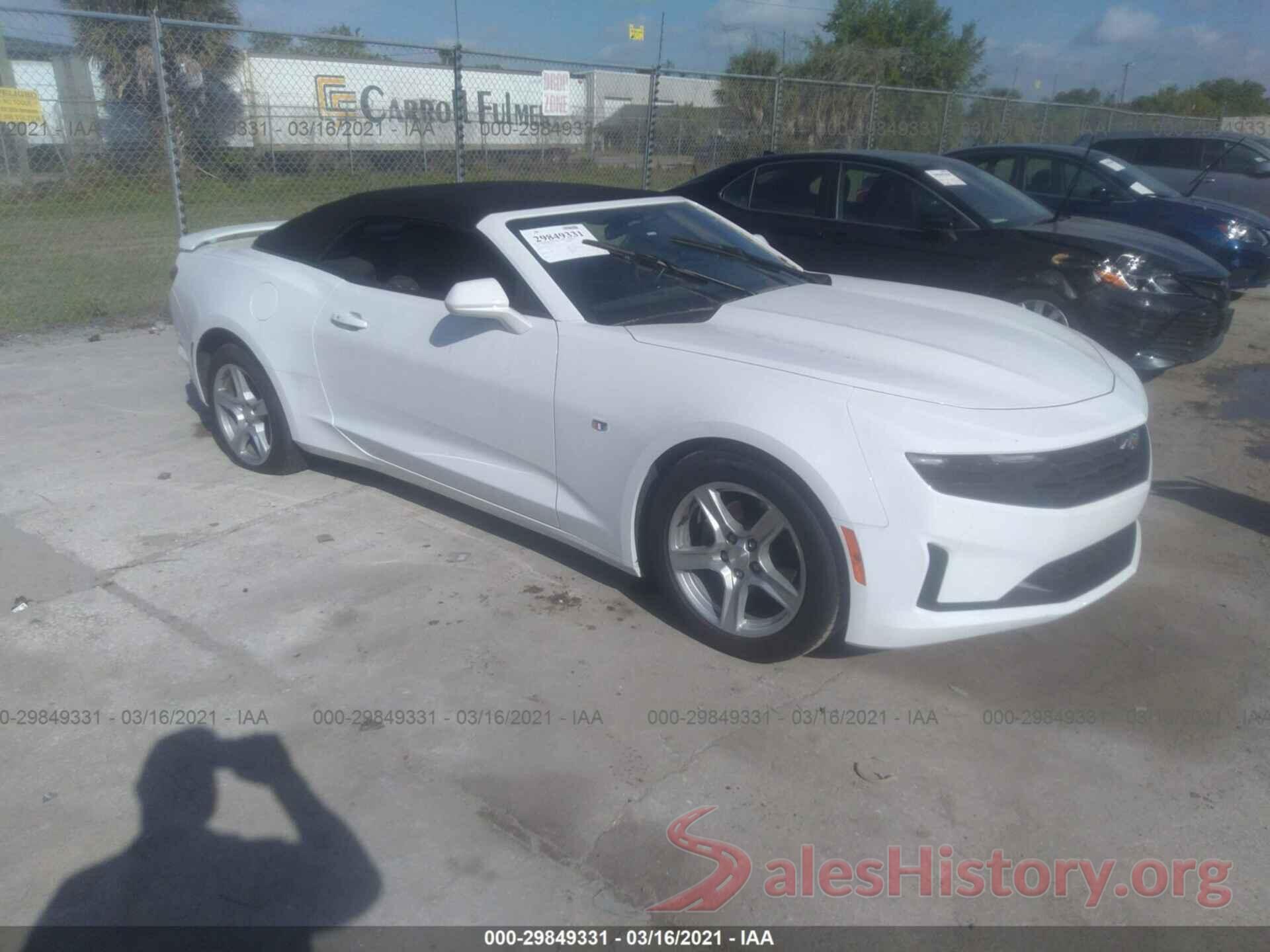 1G1FB3DX5L0120631 2020 CHEVROLET CAMARO