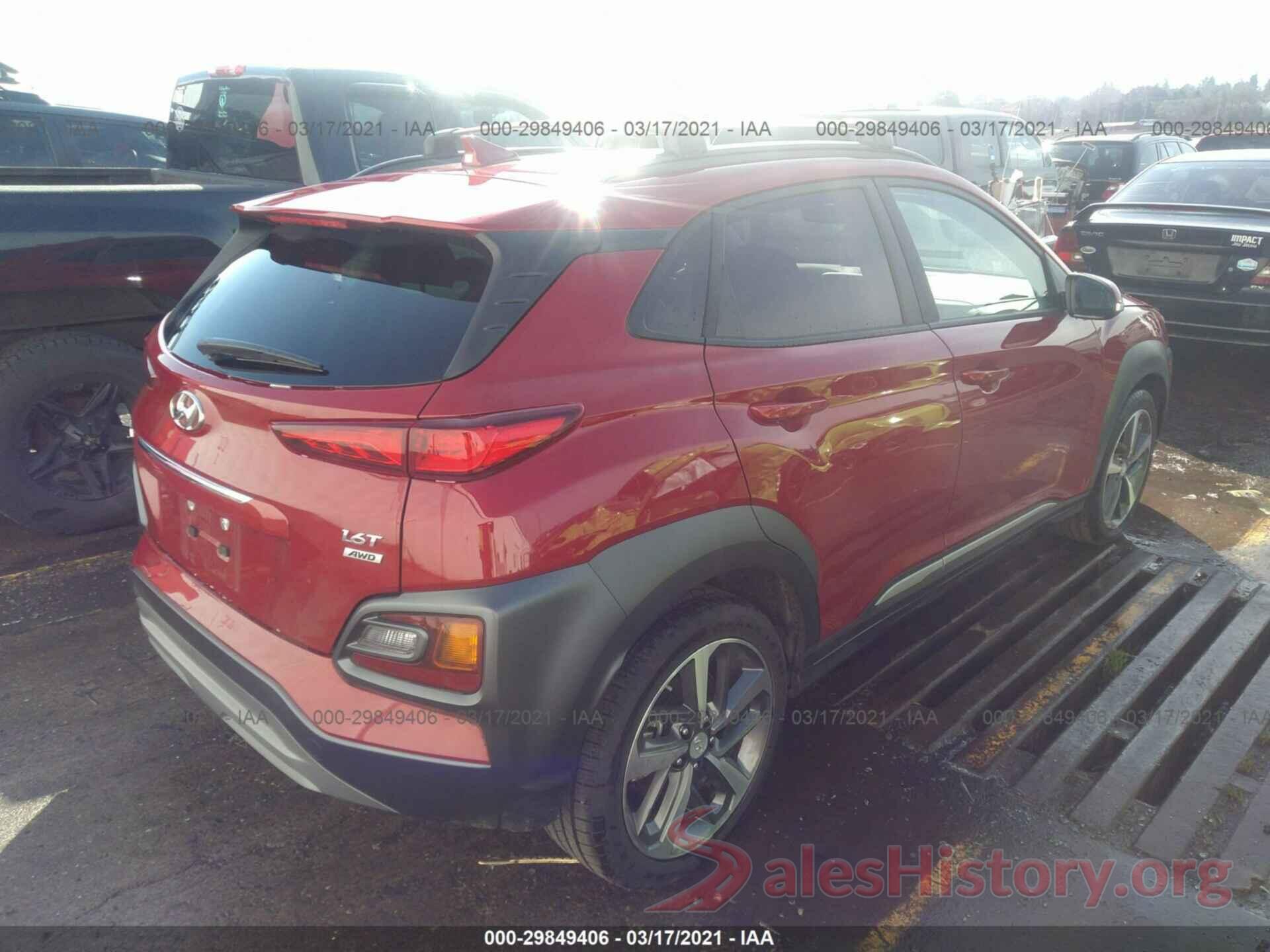 KM8K3CA5XMU599334 2021 HYUNDAI KONA