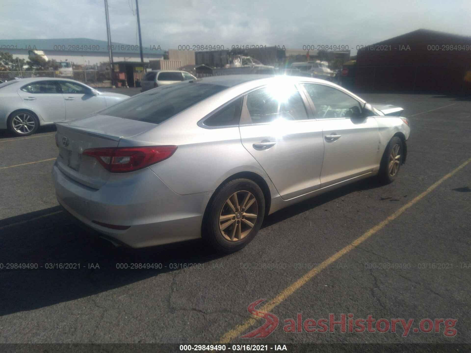 5NPE24AF5HH504519 2017 HYUNDAI SONATA