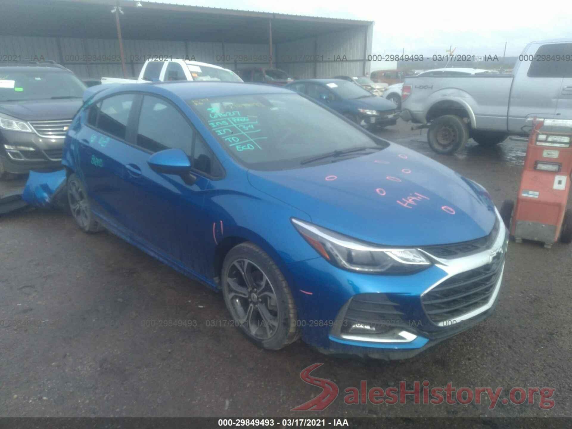 3G1BE6SM5KS530319 2019 CHEVROLET CRUZE