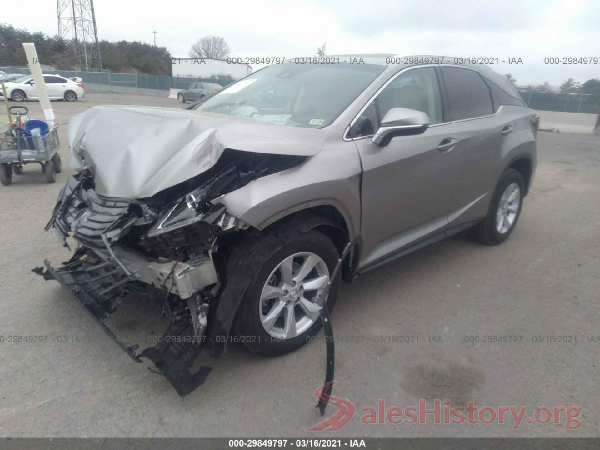 2T2BZMCAXHC134070 2017 LEXUS RX