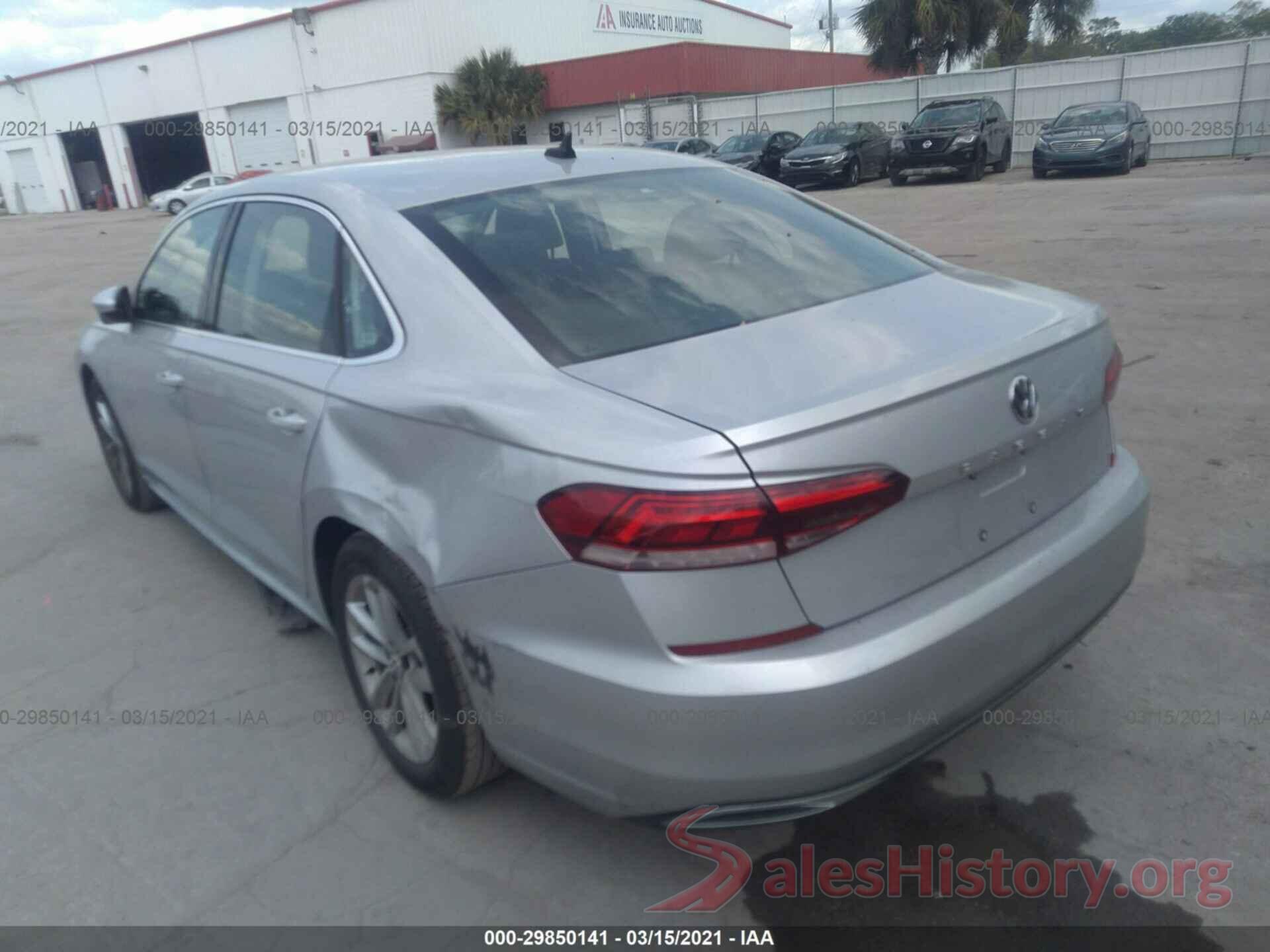 1VWSA7A38LC010167 2020 VOLKSWAGEN PASSAT