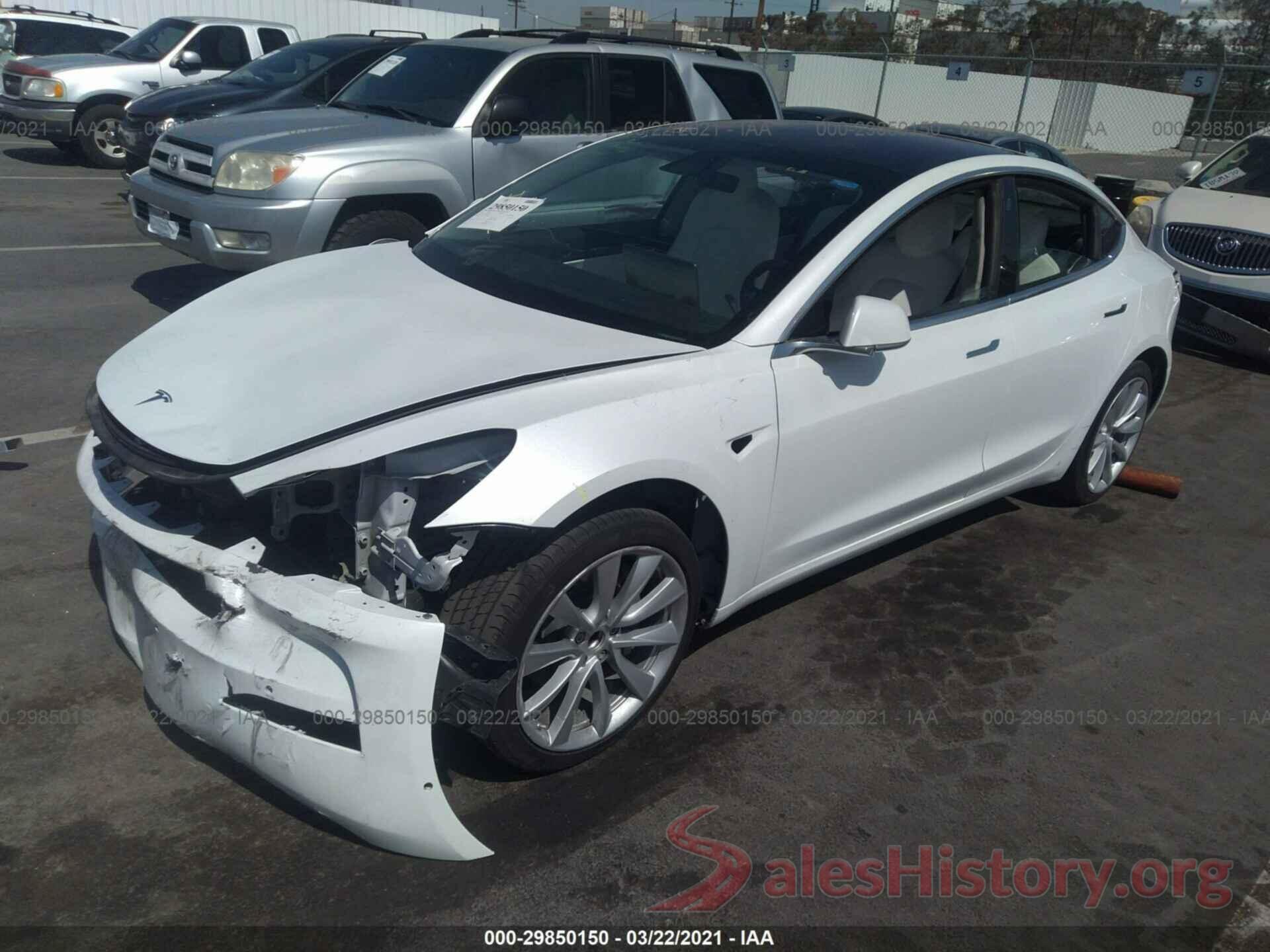 5YJ3E1EA2KF302612 2019 TESLA MODEL 3