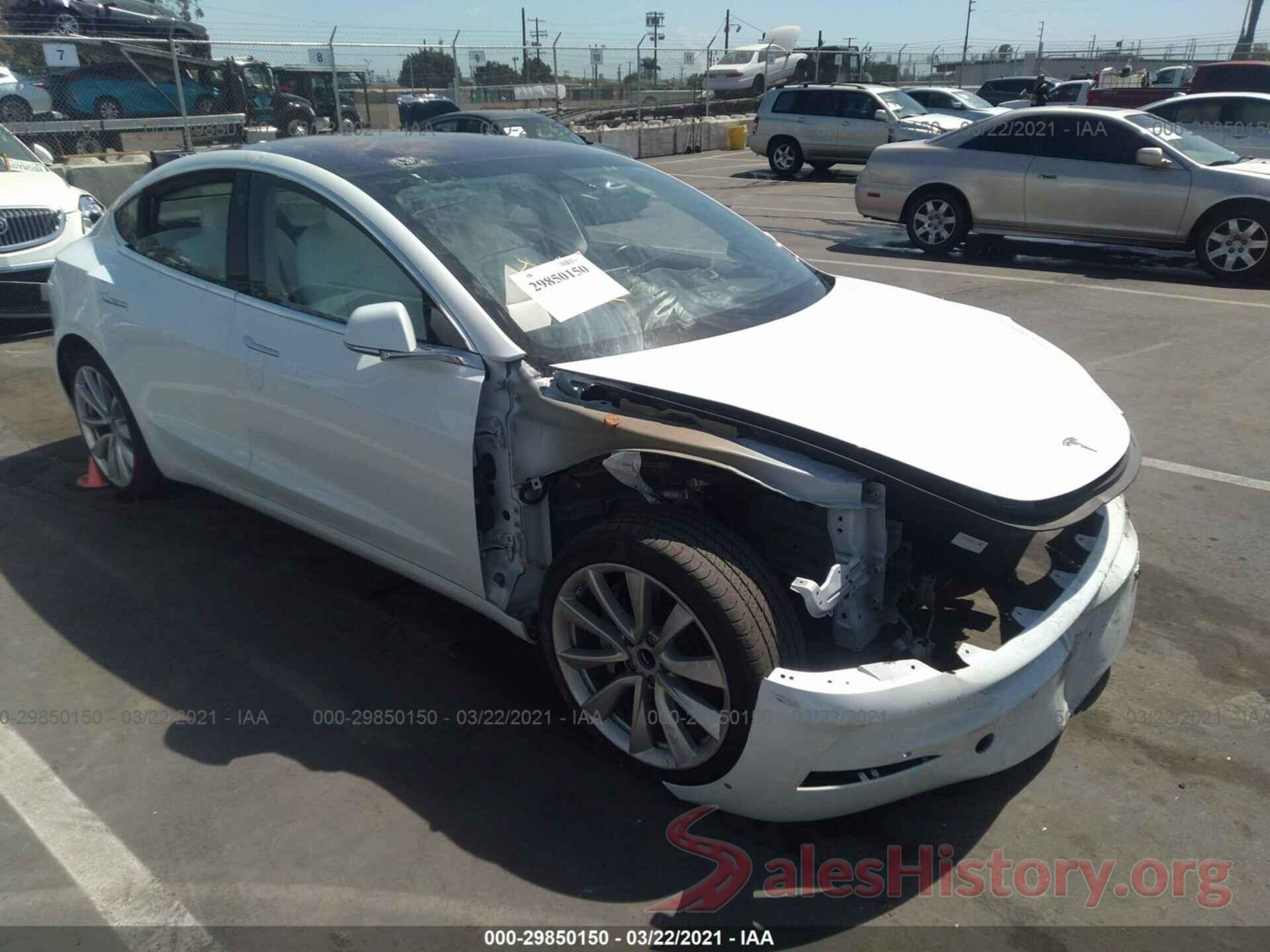 5YJ3E1EA2KF302612 2019 TESLA MODEL 3