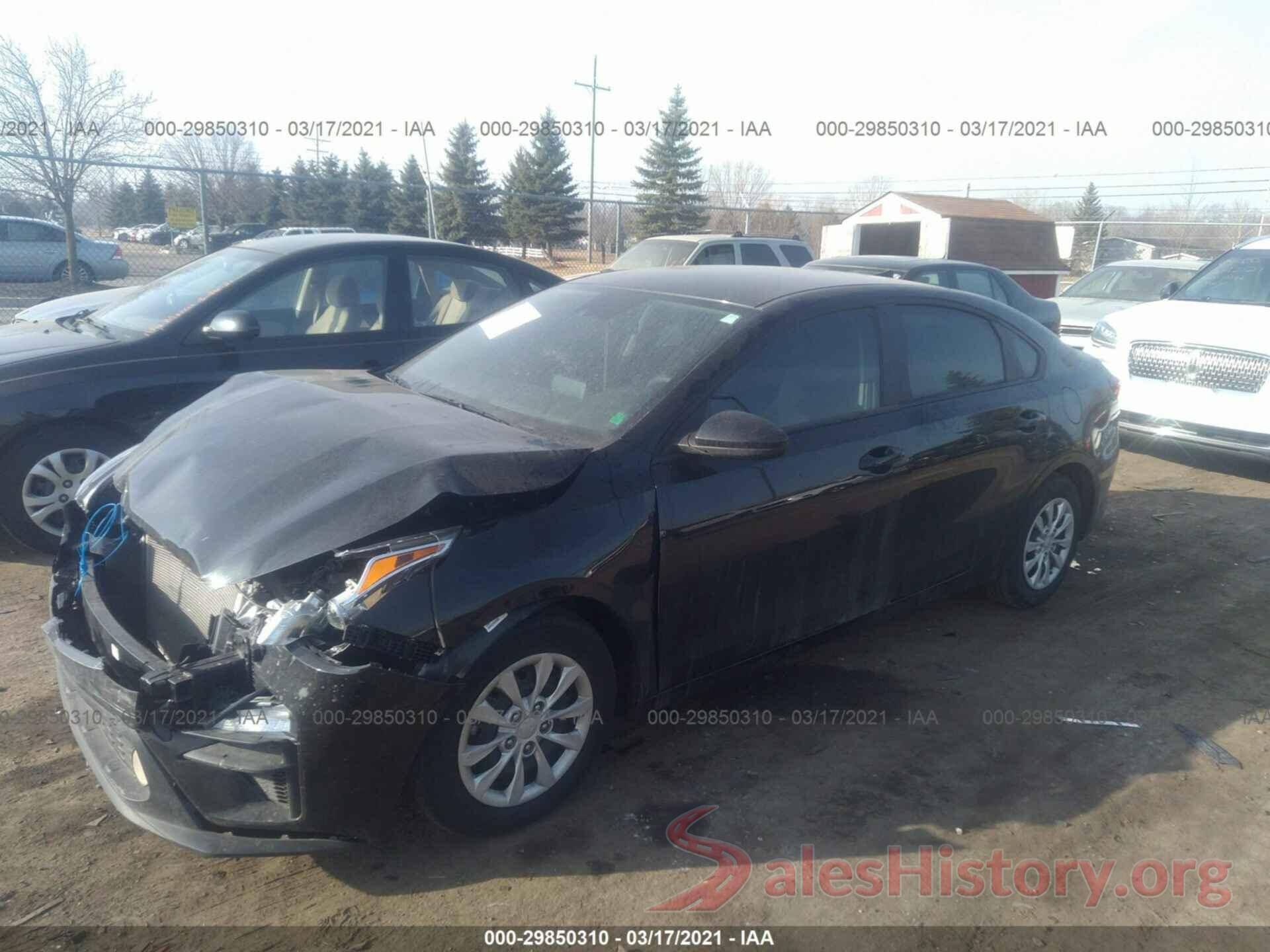 3KPF24ADXLE257367 2020 KIA FORTE