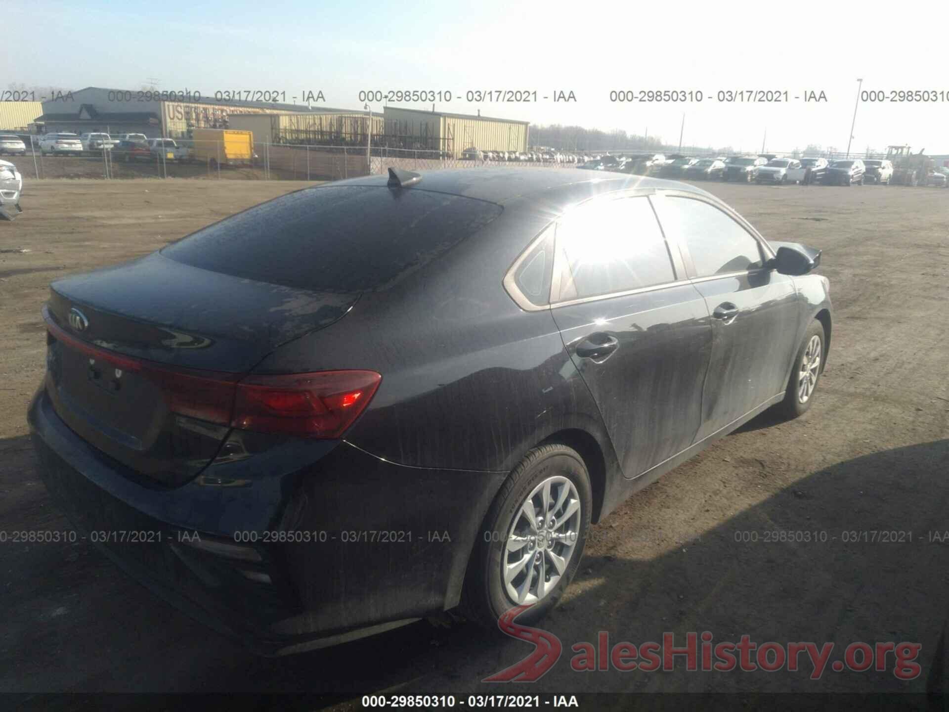 3KPF24ADXLE257367 2020 KIA FORTE