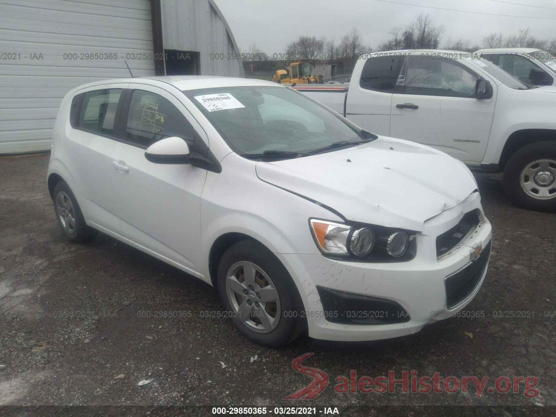 1G1JA6SH2G4165857 2016 CHEVROLET SONIC