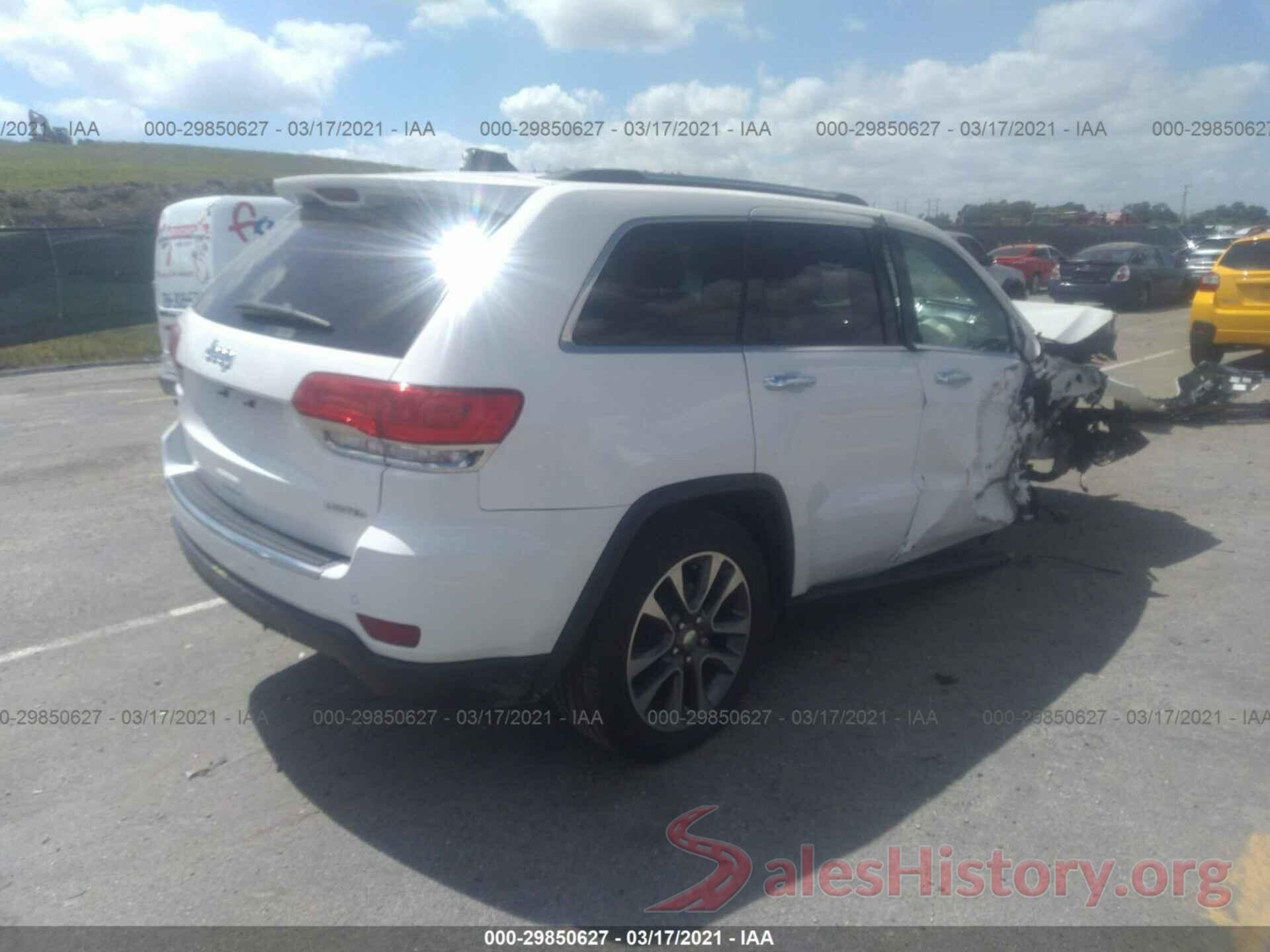 1C4RJEBG0JC261012 2018 JEEP GRAND CHEROKEE