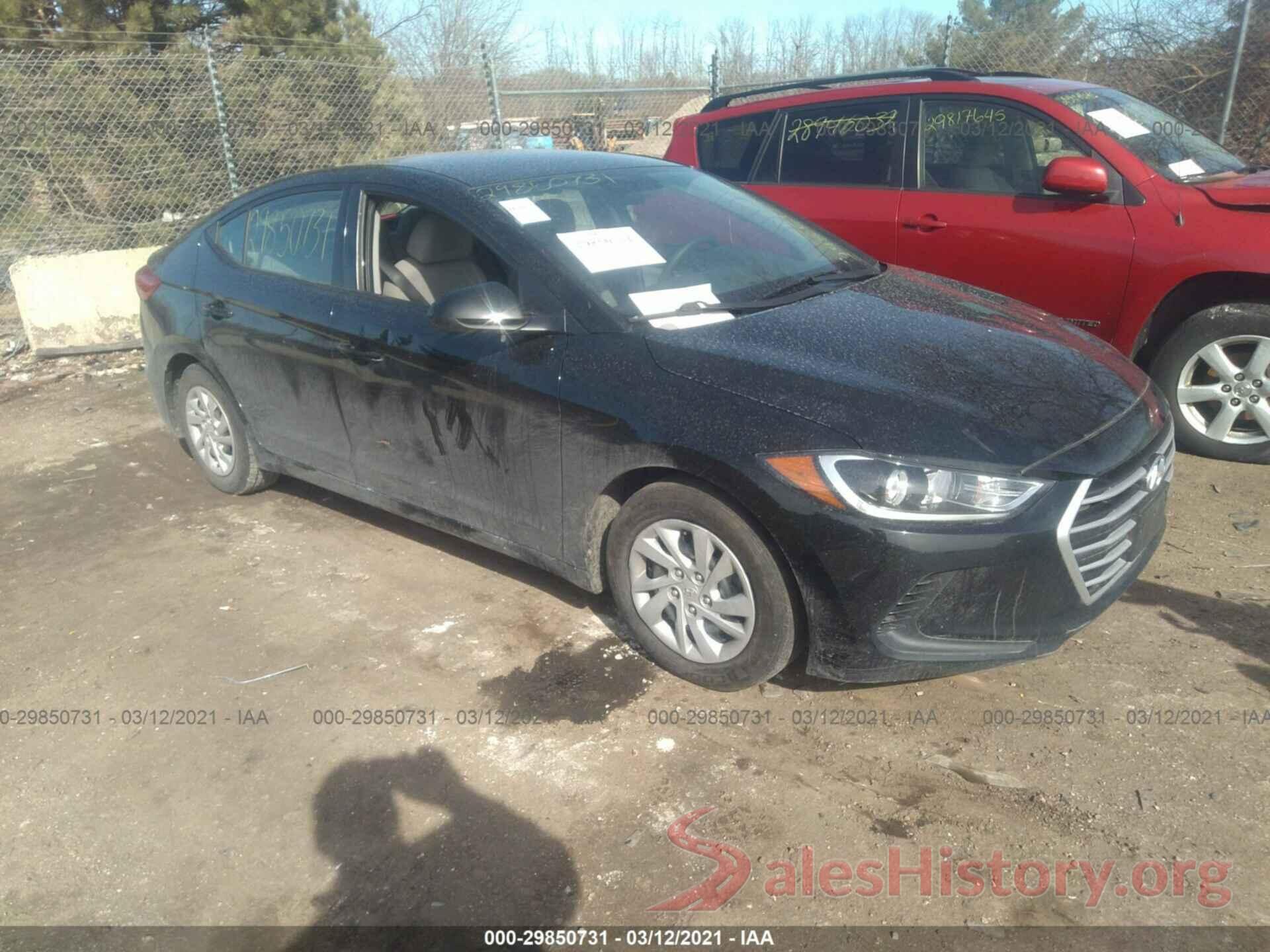 5NPD74LF9JH337842 2018 HYUNDAI ELANTRA