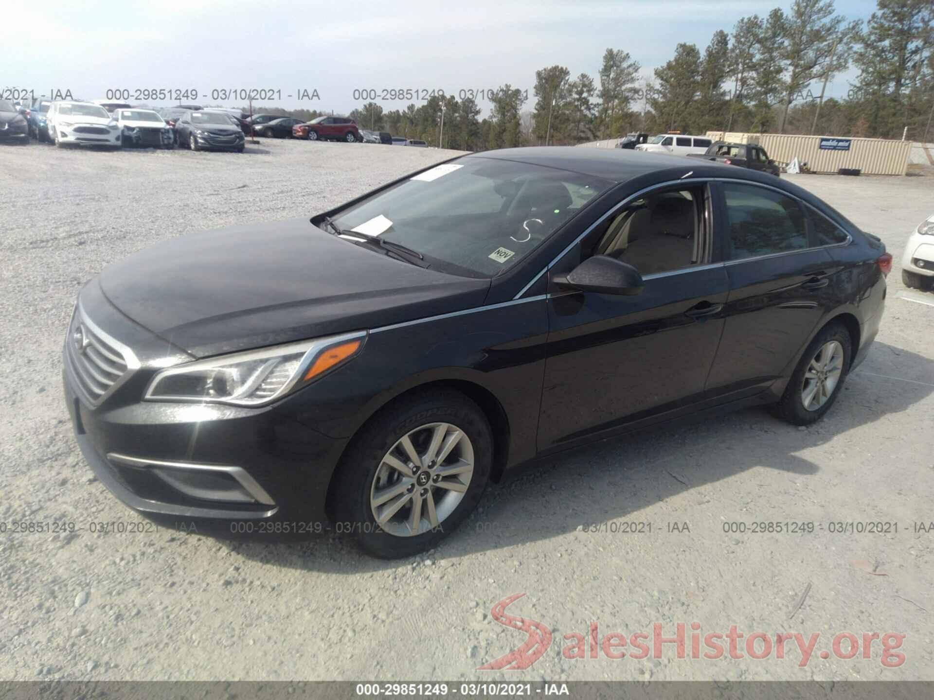 5NPE24AF0GH264584 2016 HYUNDAI SONATA