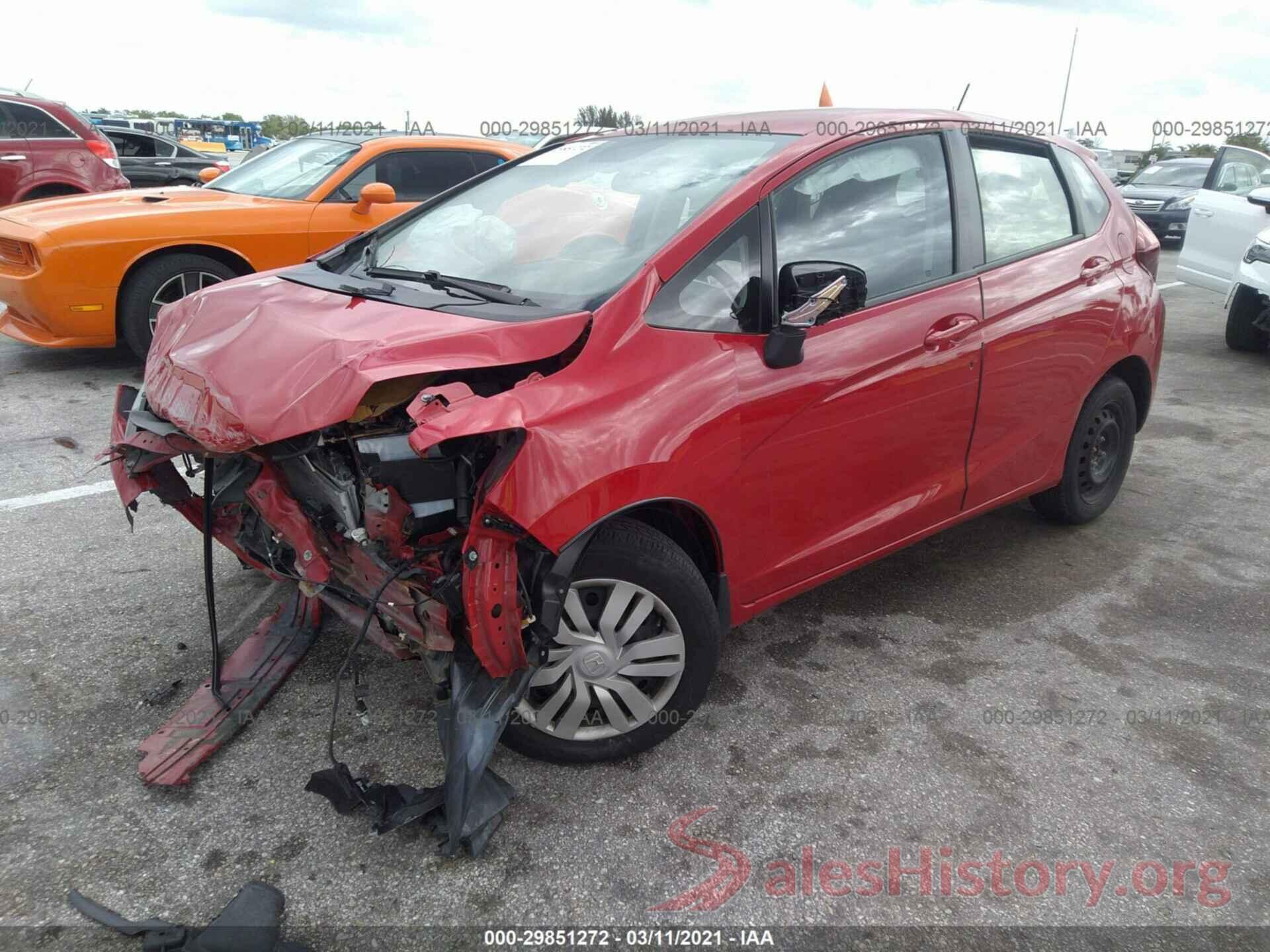 JHMGK5H54HS016626 2017 HONDA FIT