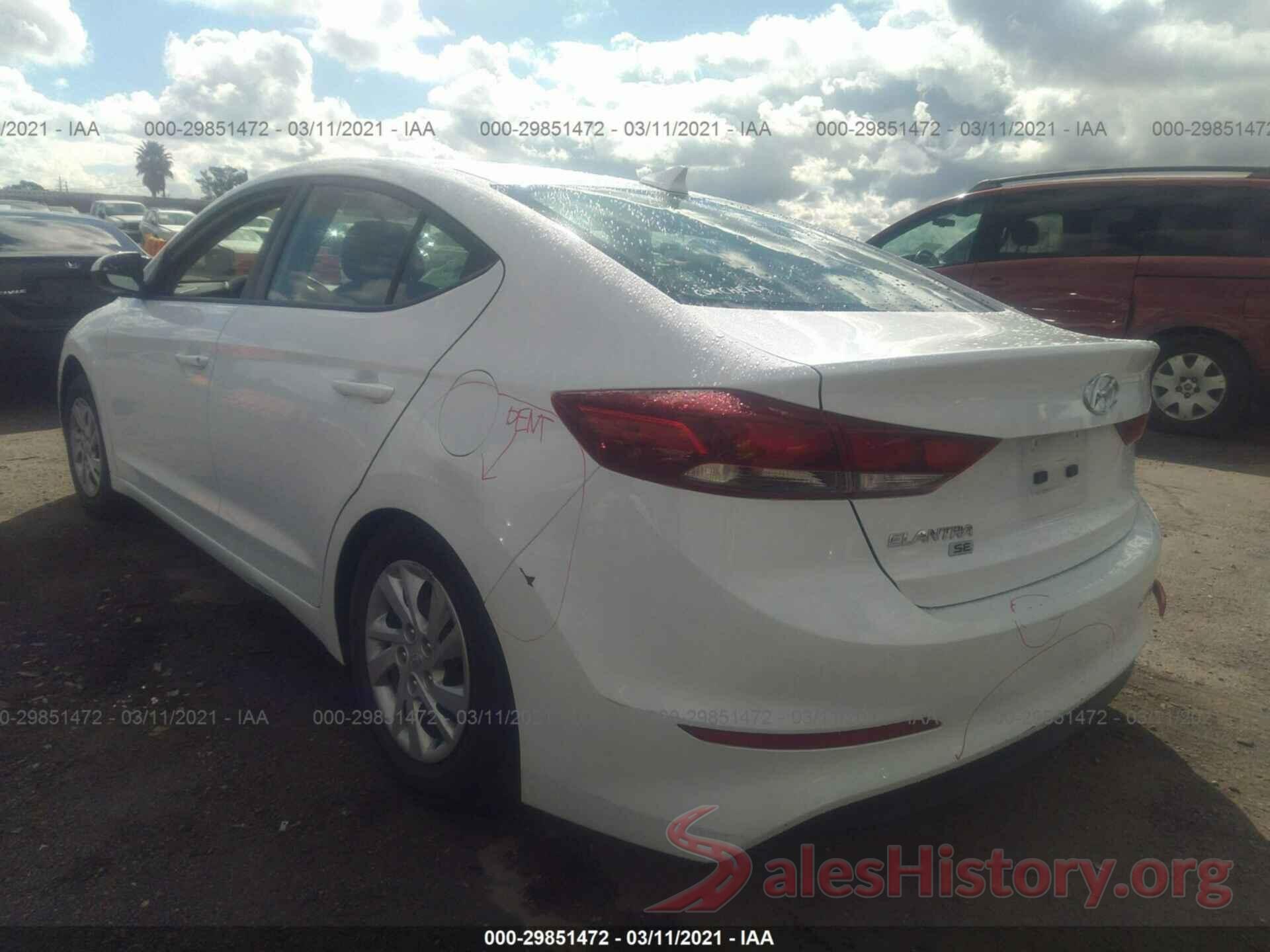 5NPD74LFXHH202315 2017 HYUNDAI ELANTRA