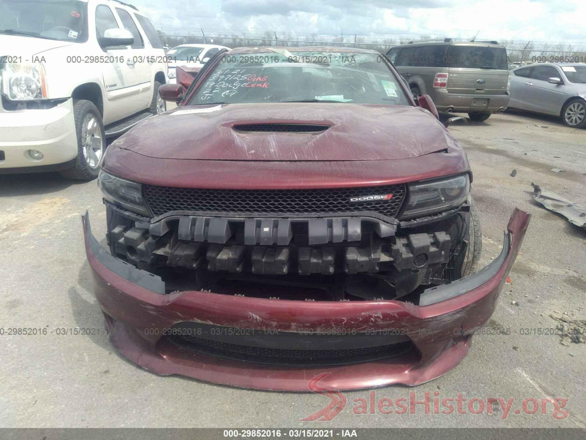 2C3CDXHG1KH597125 2019 DODGE CHARGER