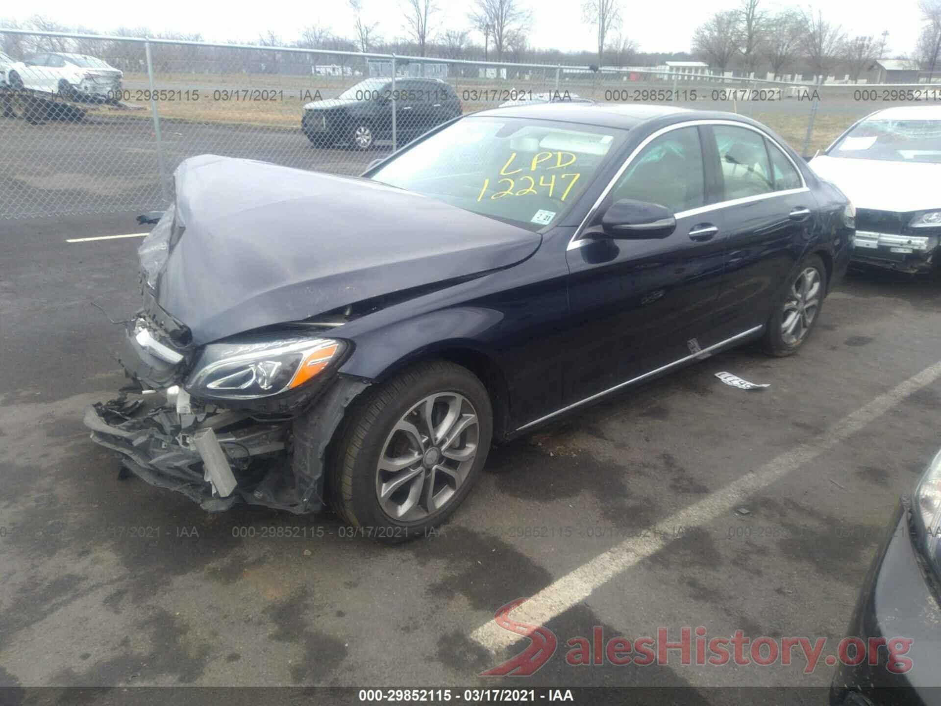 55SWF4KB9GU114233 2016 MERCEDES-BENZ C-CLASS