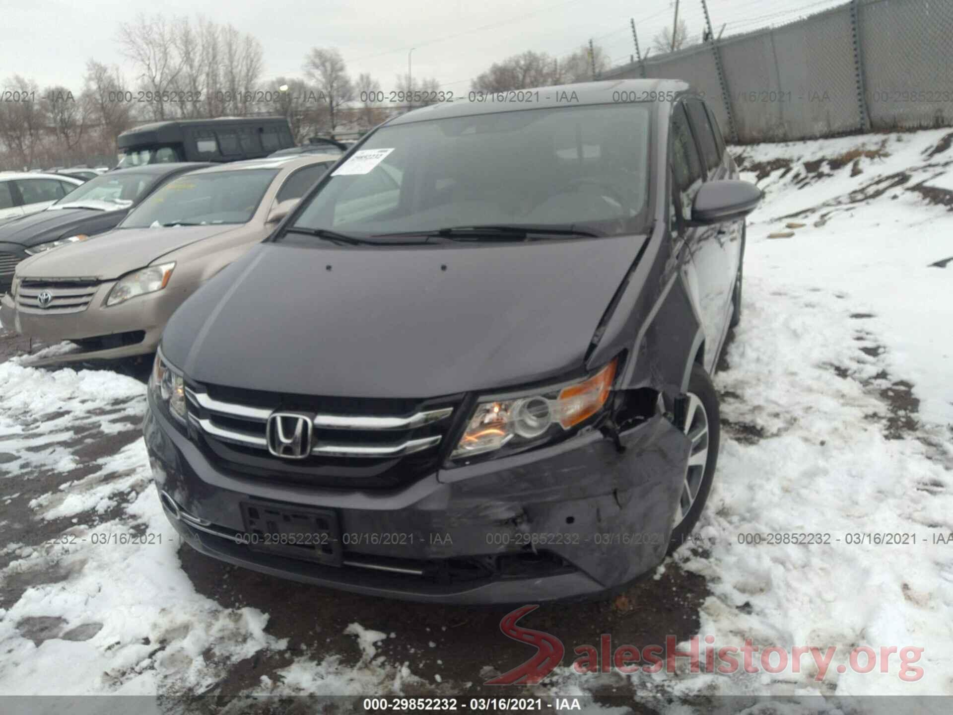 5FNRL5H96GB037399 2016 HONDA ODYSSEY