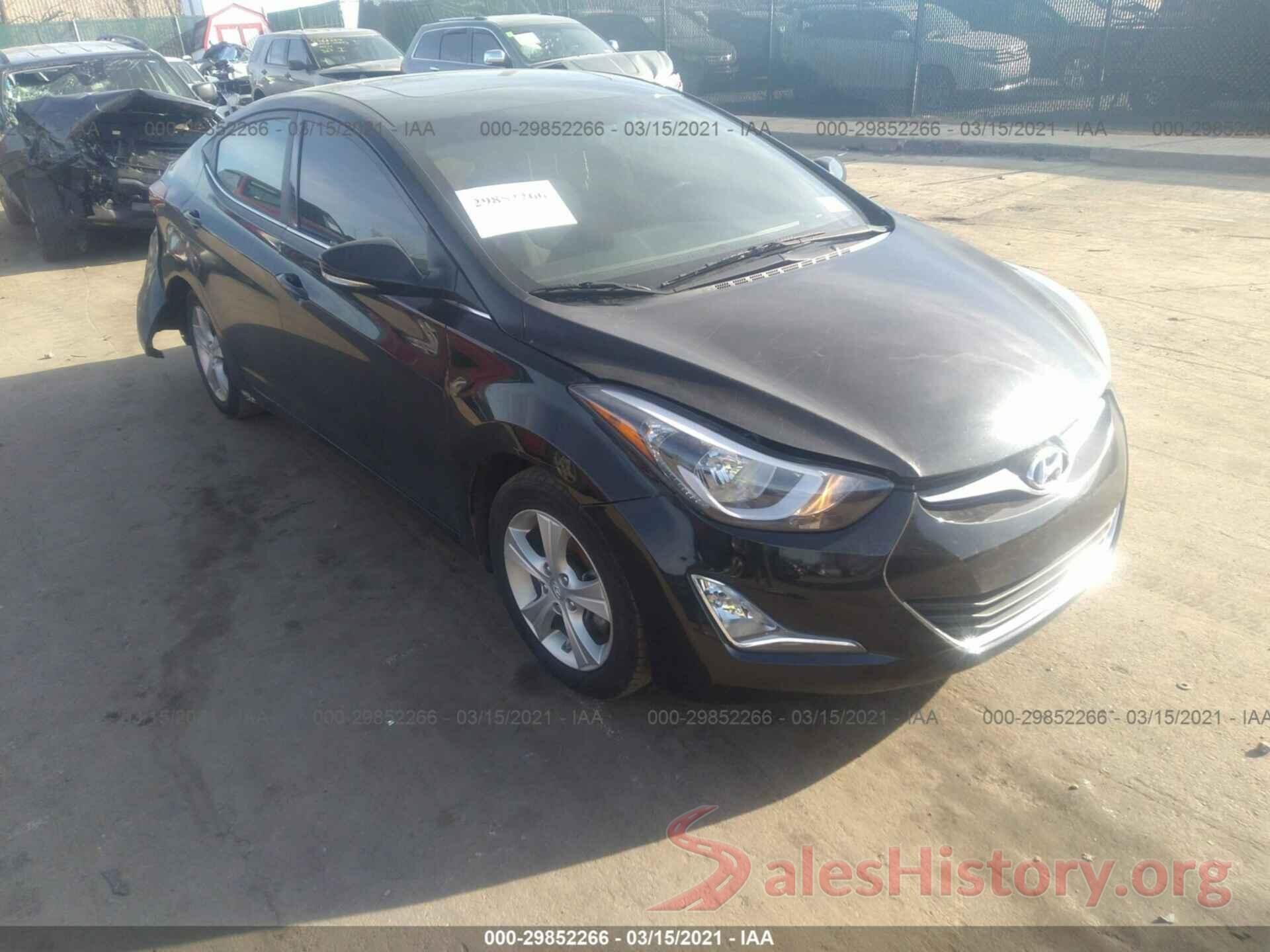 KMHDH4AE8GU483537 2016 HYUNDAI ELANTRA