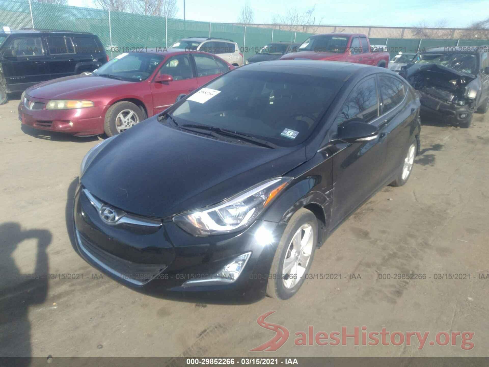 KMHDH4AE8GU483537 2016 HYUNDAI ELANTRA