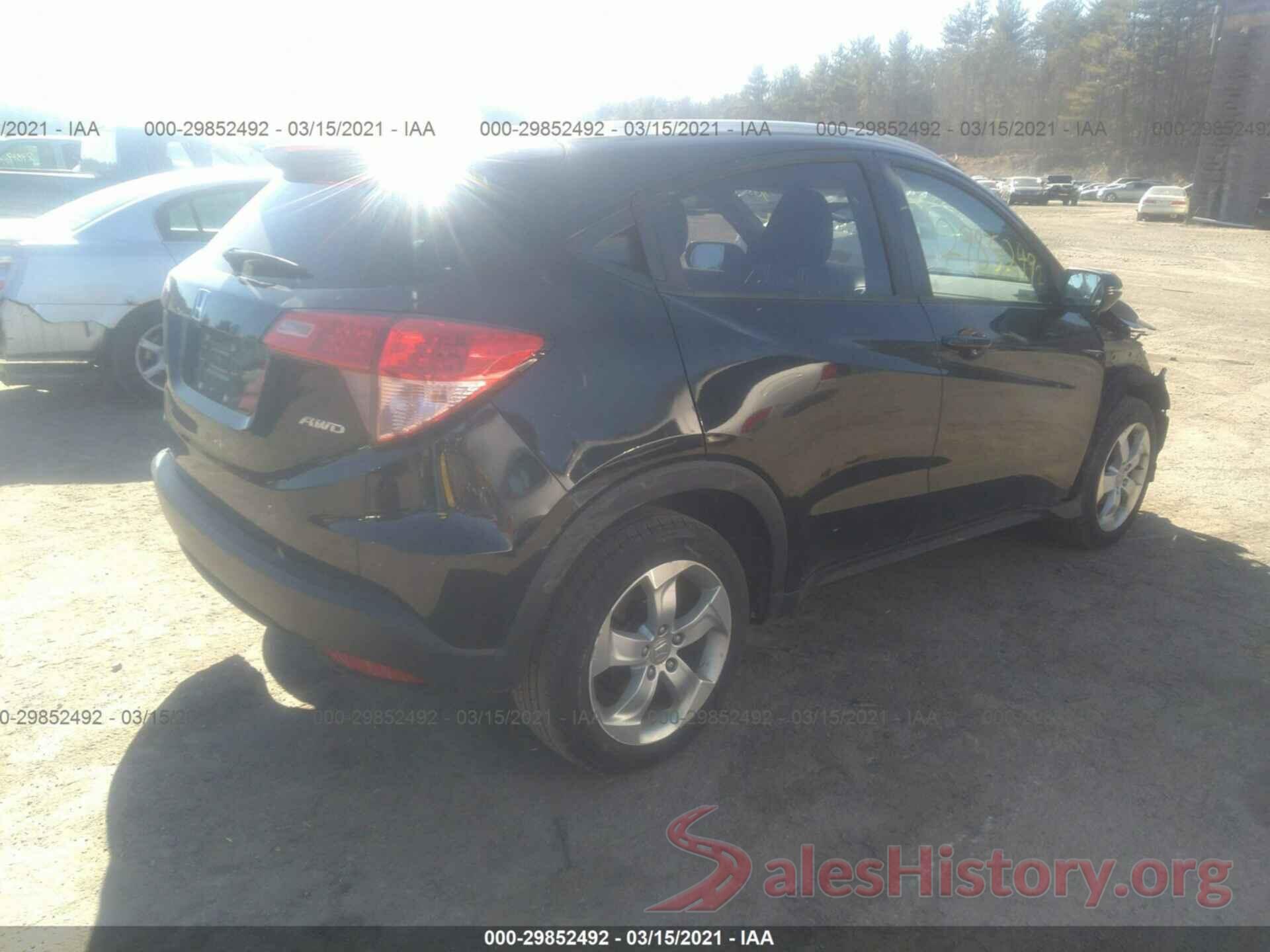 3CZRU6H79GM731480 2016 HONDA HR-V