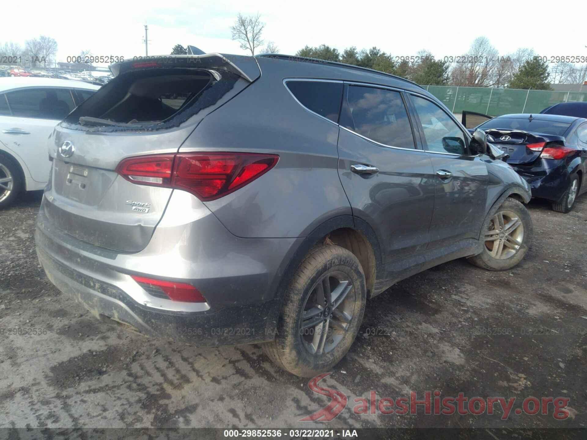 5NMZUDLB4JH058159 2018 HYUNDAI SANTA FE SPORT